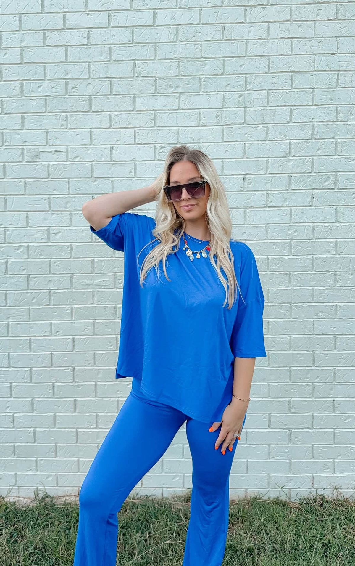 Classic Cobalt Womens Pant Set