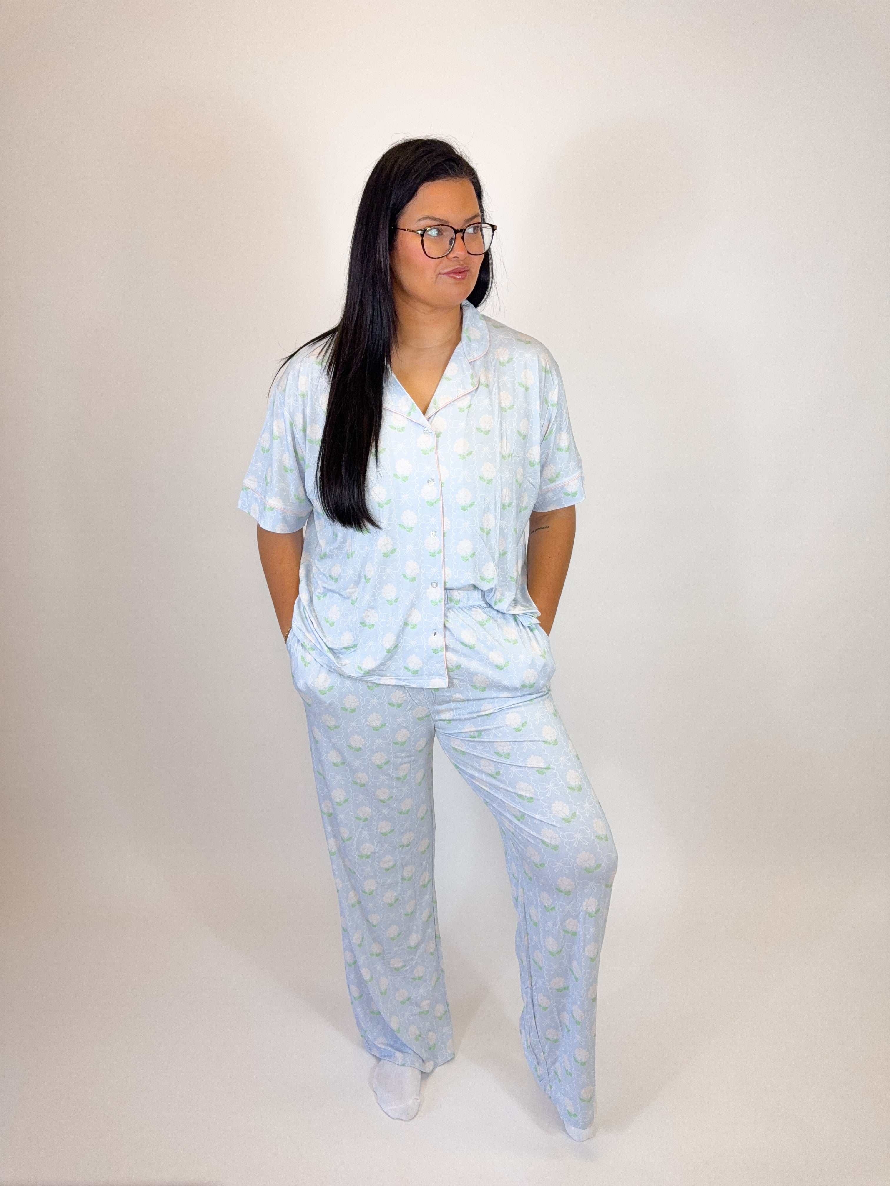 Pastel Petals Womens Pant Set