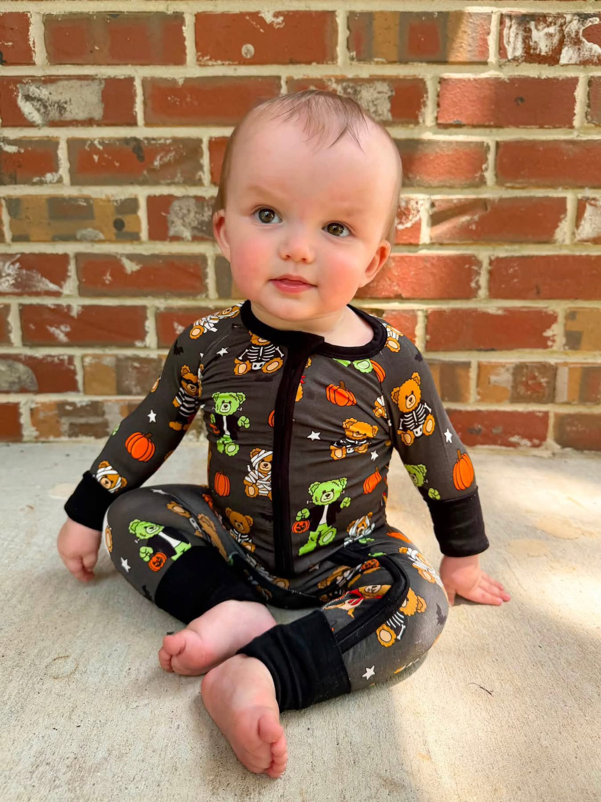 Boo Crew Double Zippy Romper