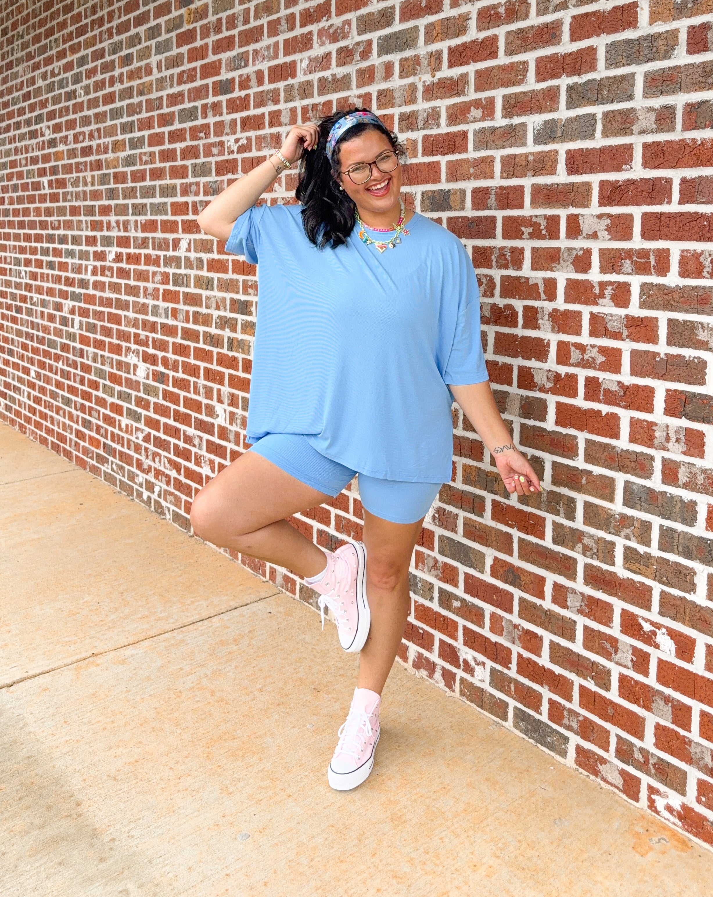 Cool Mist Womens Biker Short Set