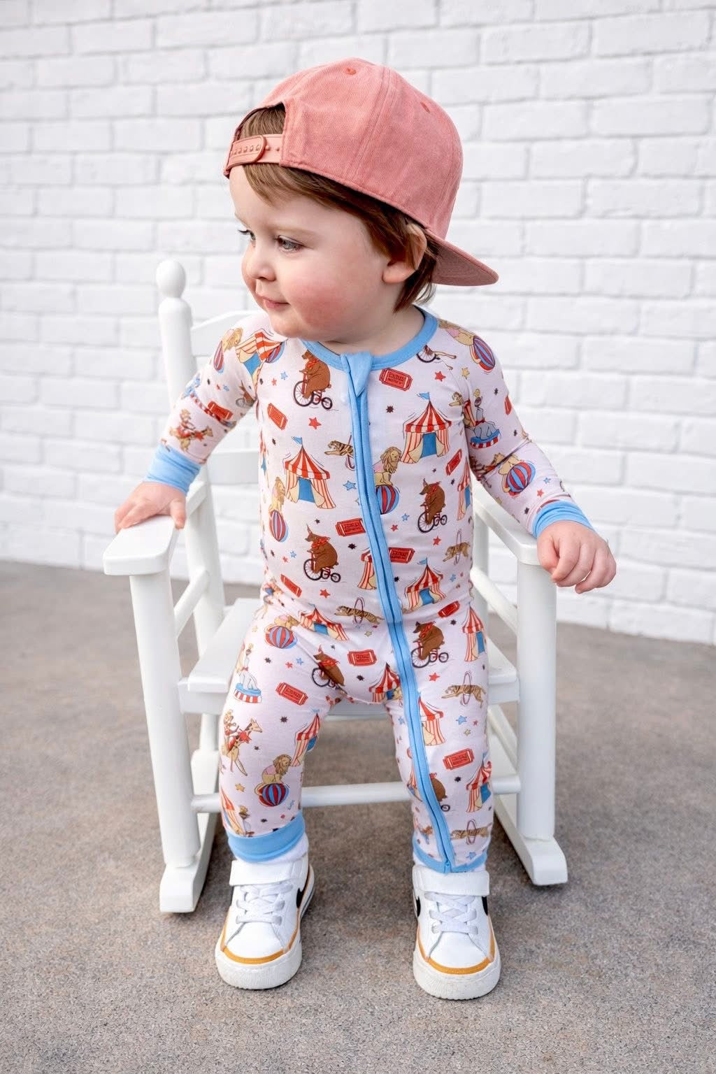 The Greatest Show Double Zippy Romper