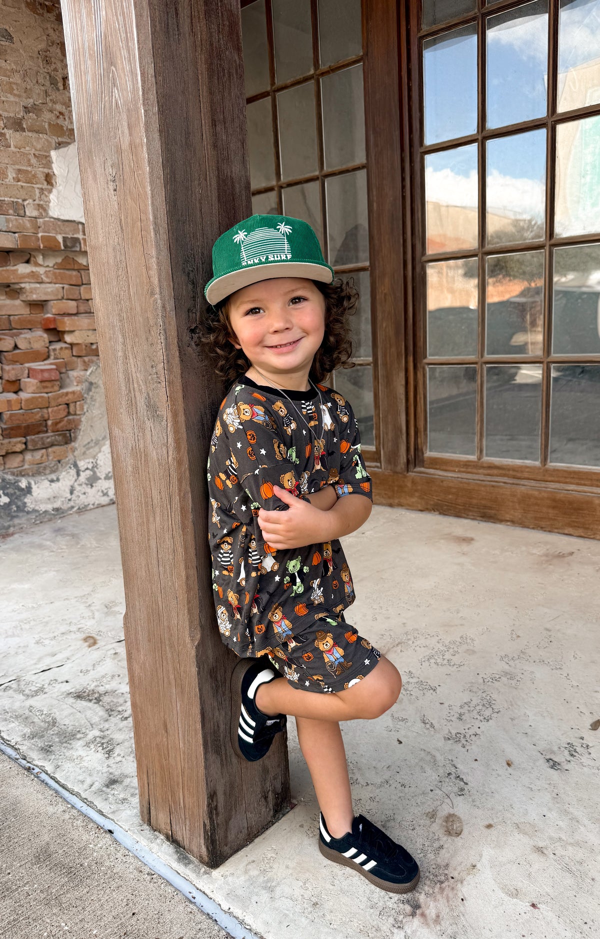 Boo Crew Oversized Short Set