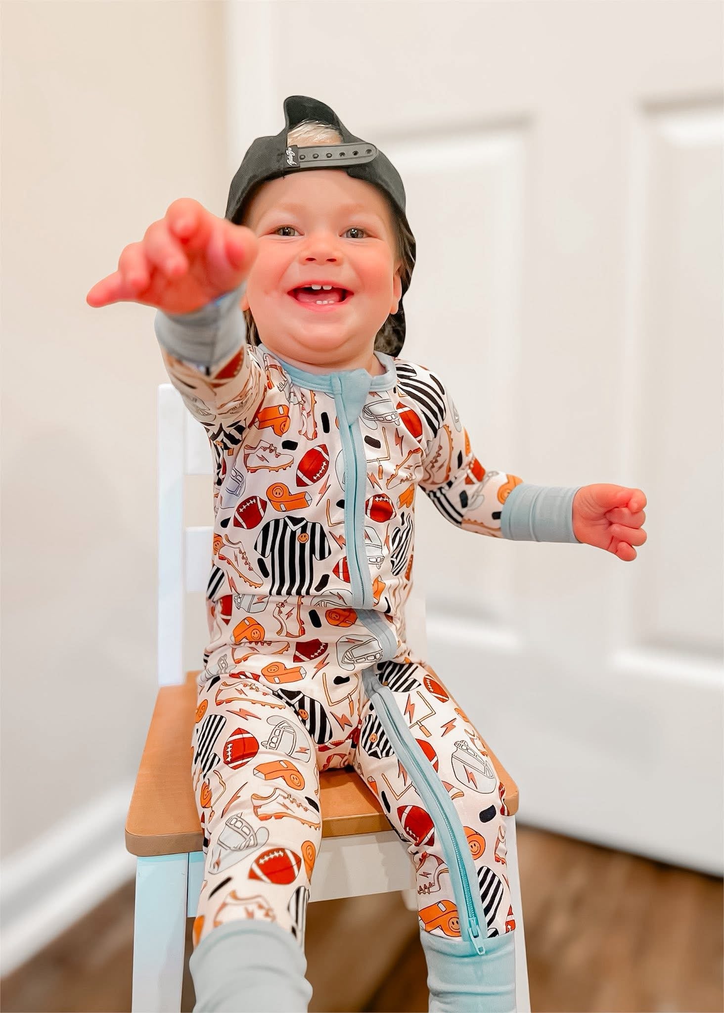 Fan Favorite Double Zippy Romper