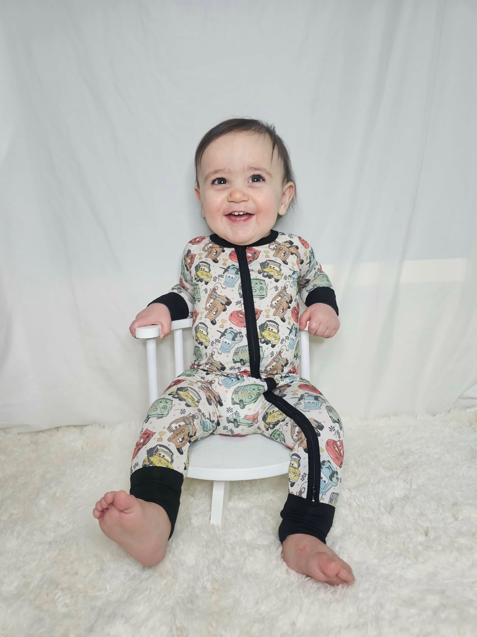 Highway Pals Double Zippy Romper