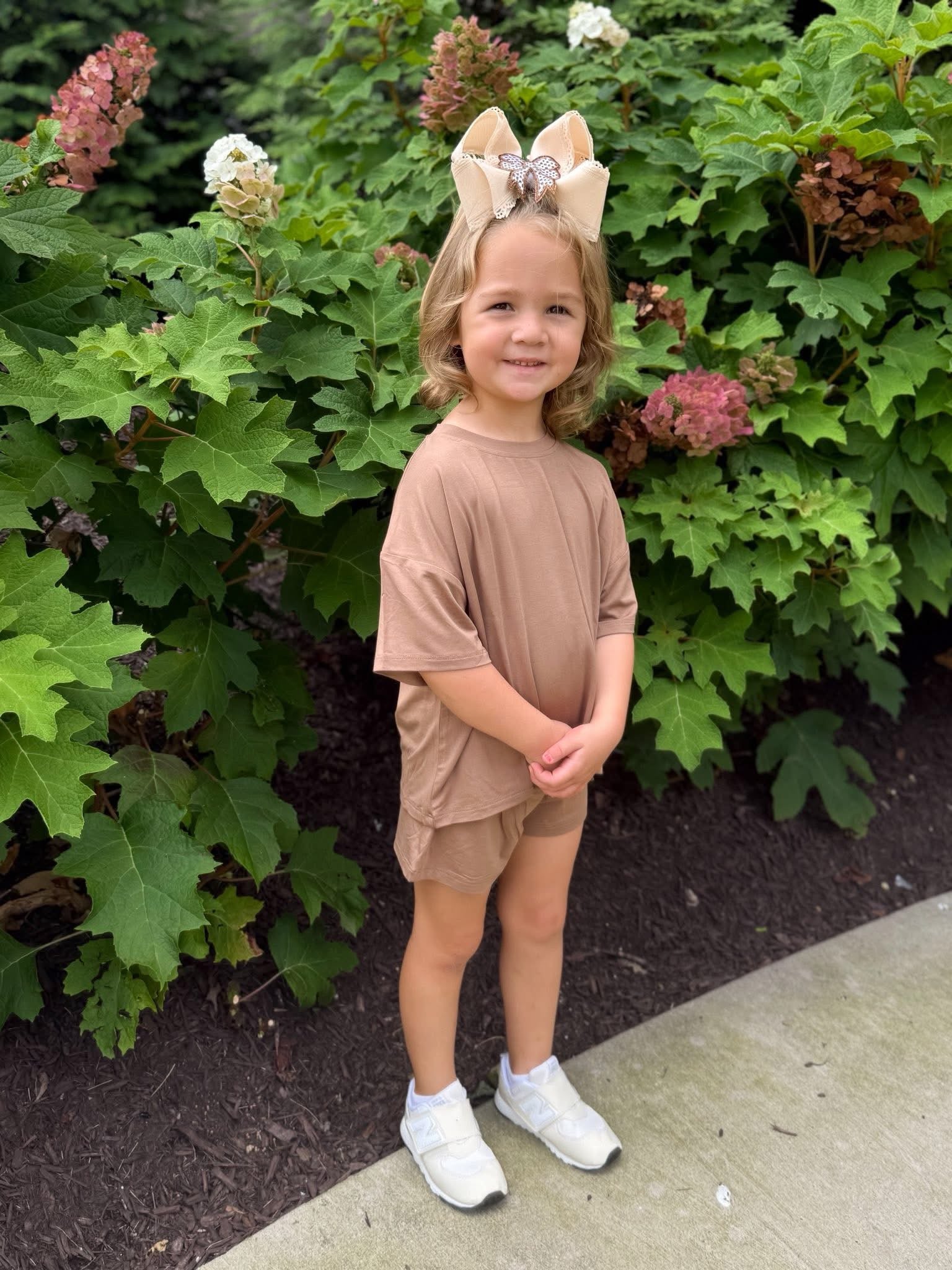 Chocolate Chip Oversized Short Set