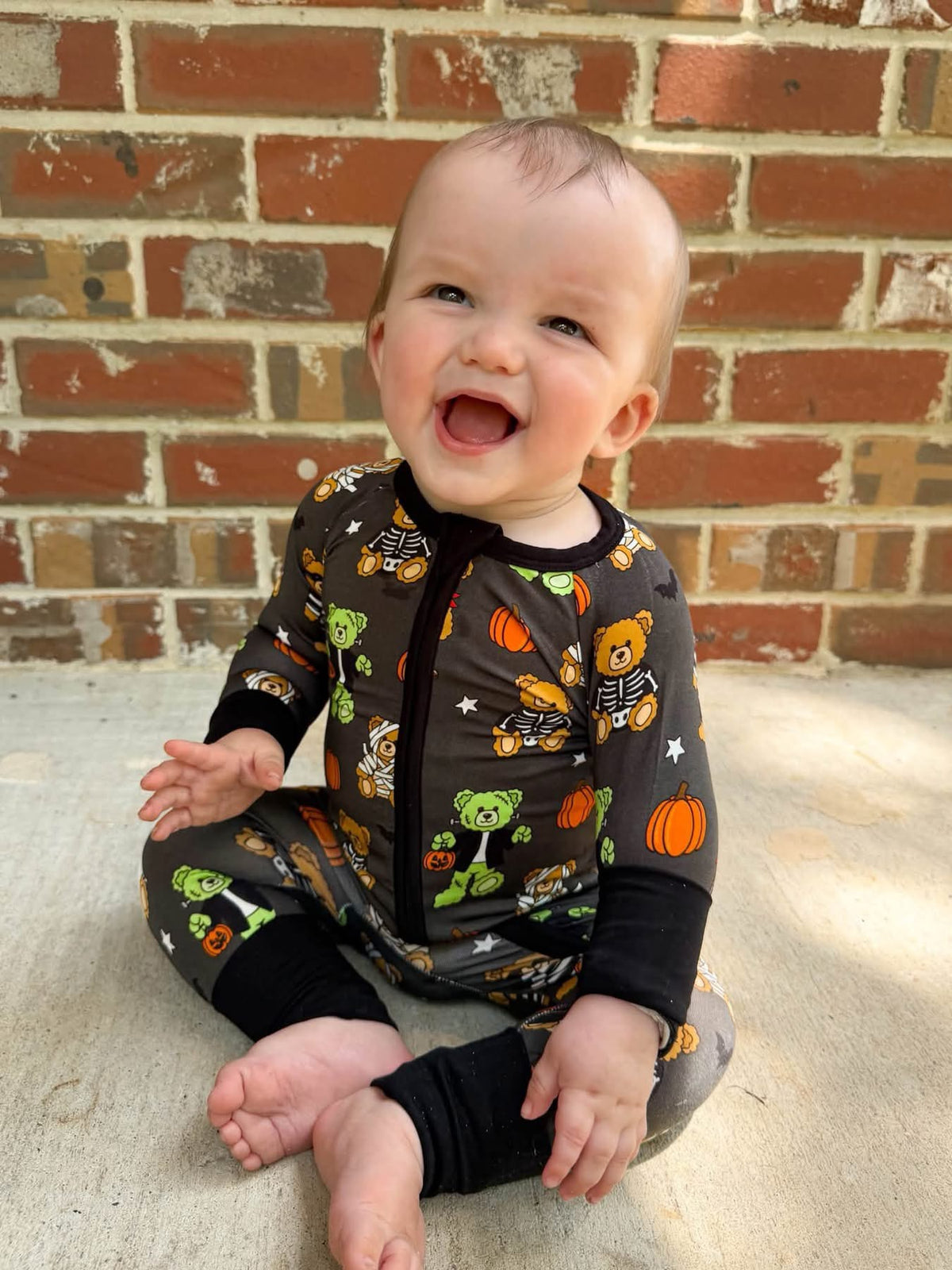 Boo Crew Double Zippy Romper