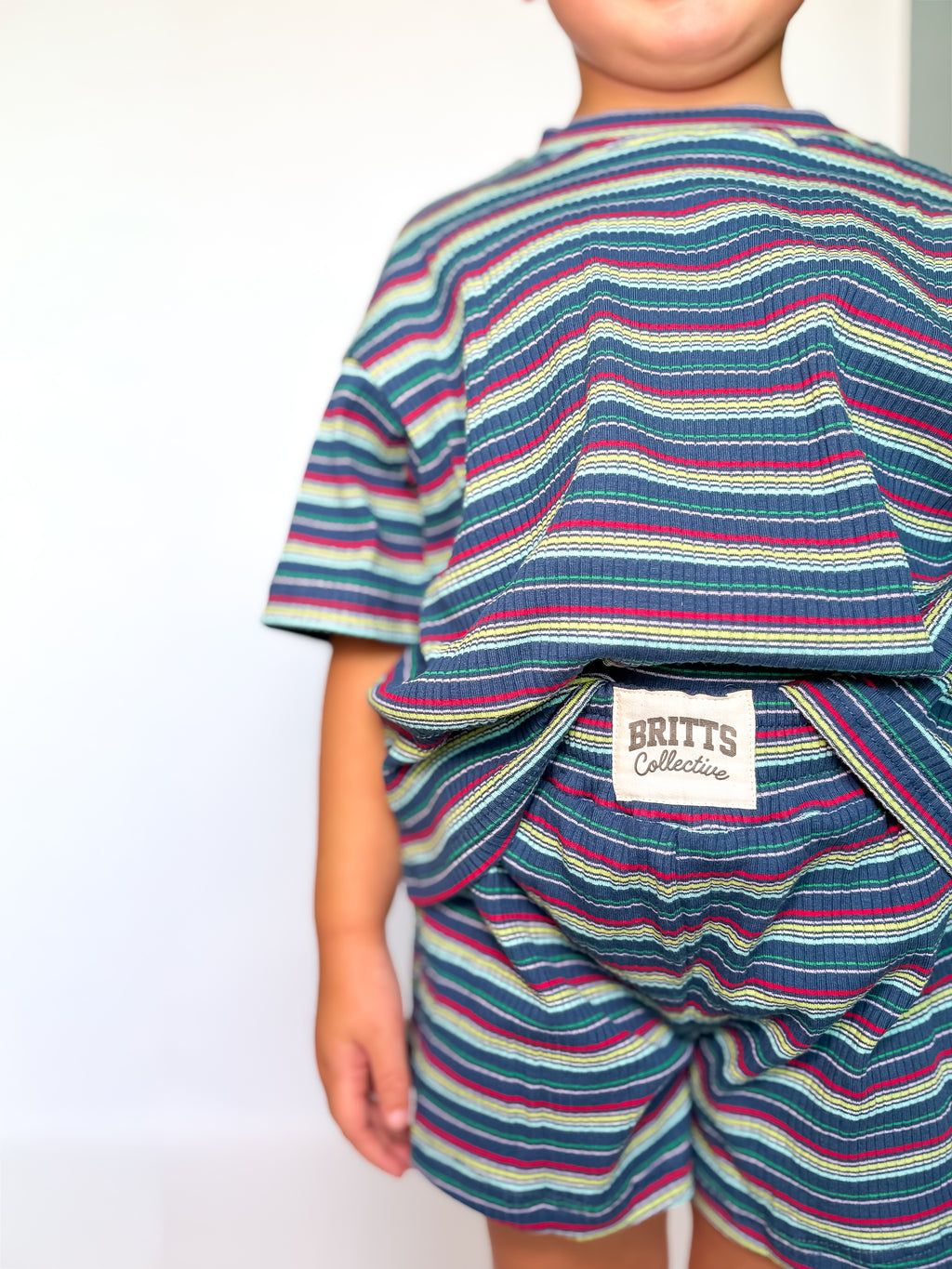 Arcade Nights Kids Ribbed Short Set