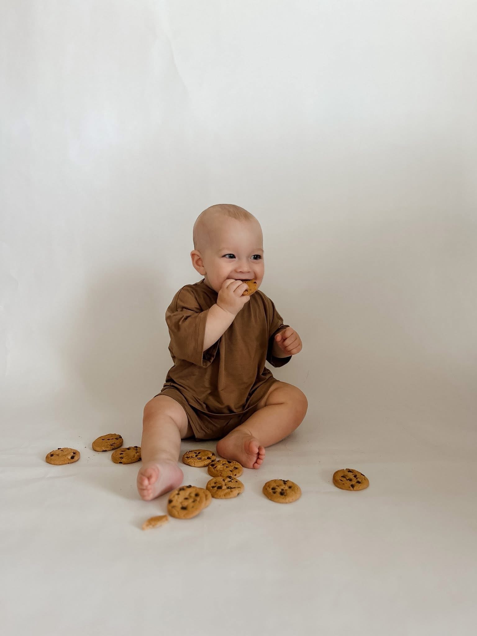 Chocolate Chip Oversized Short Set