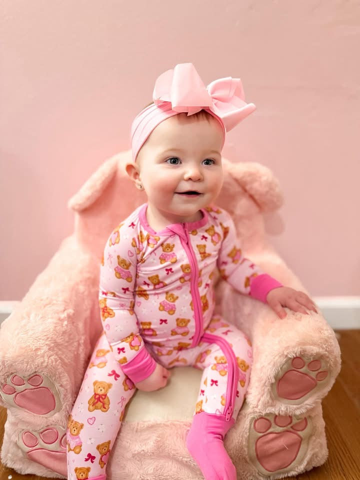 Beary in love Double Zippy Romper