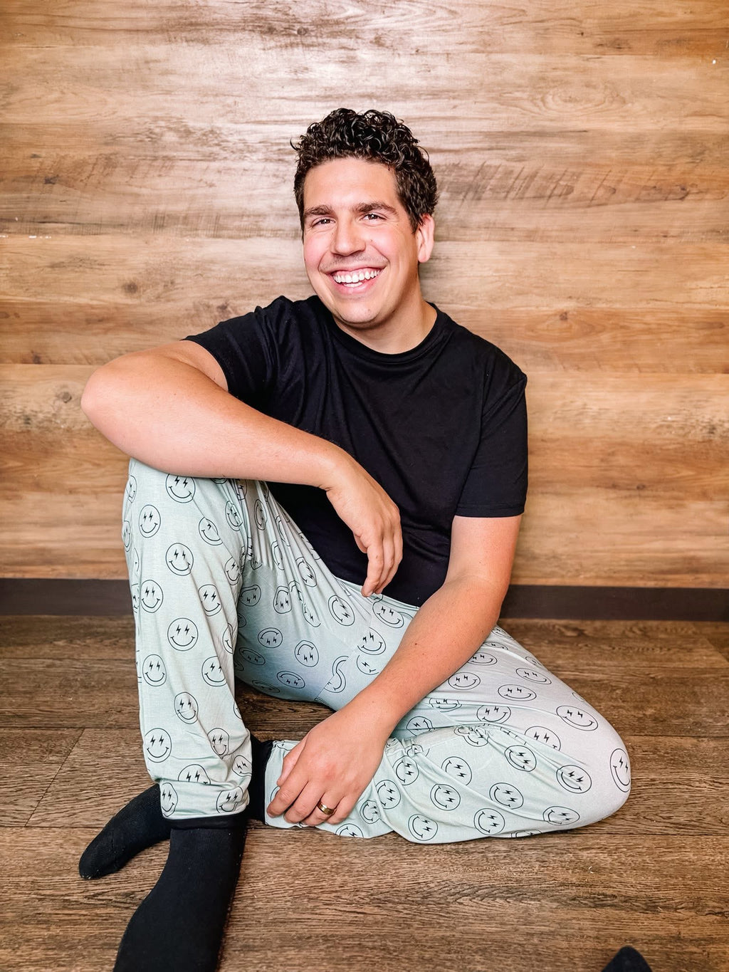 Pistachio Smiley Joggers