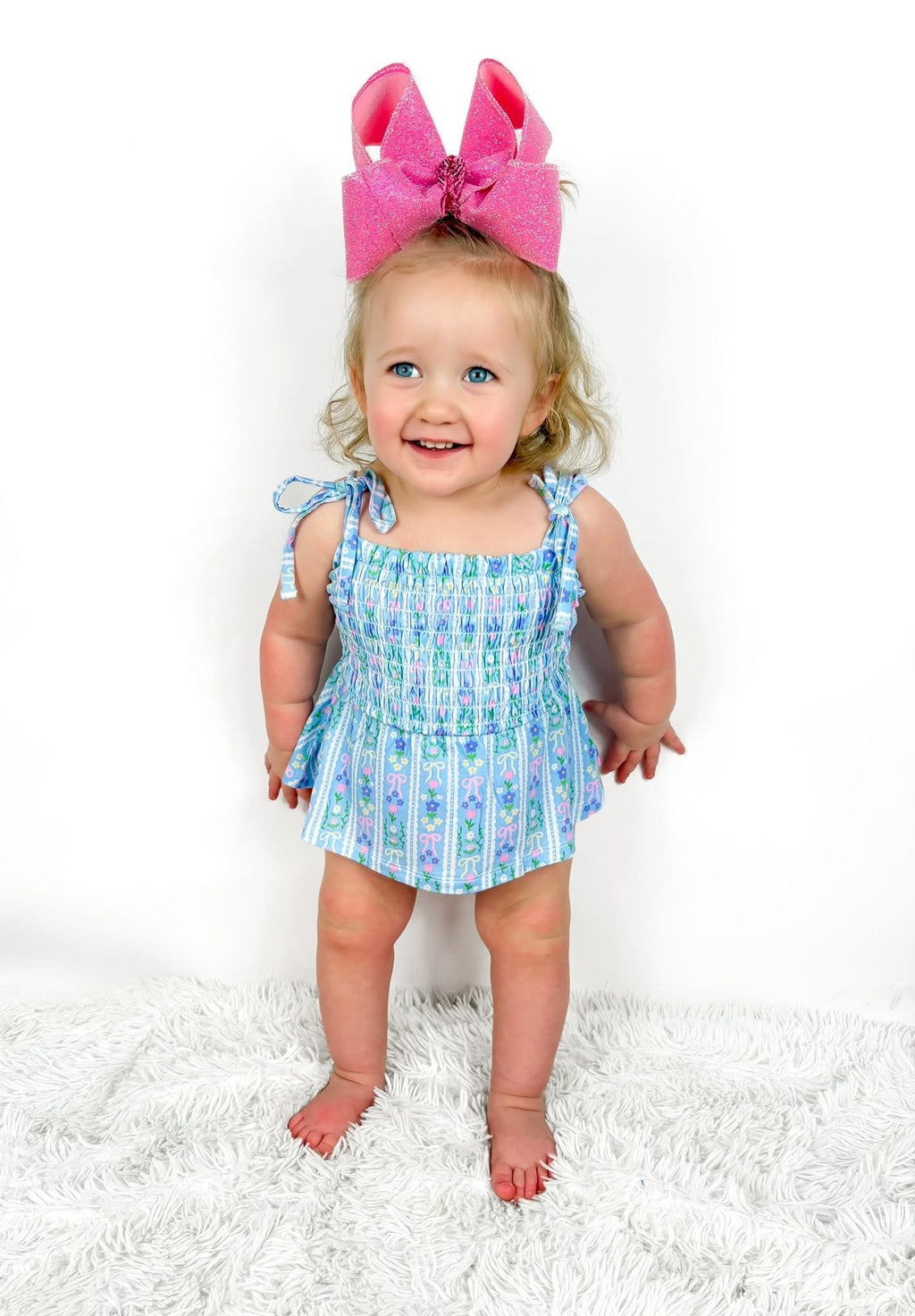 Eloise Smocked Twirl Romper