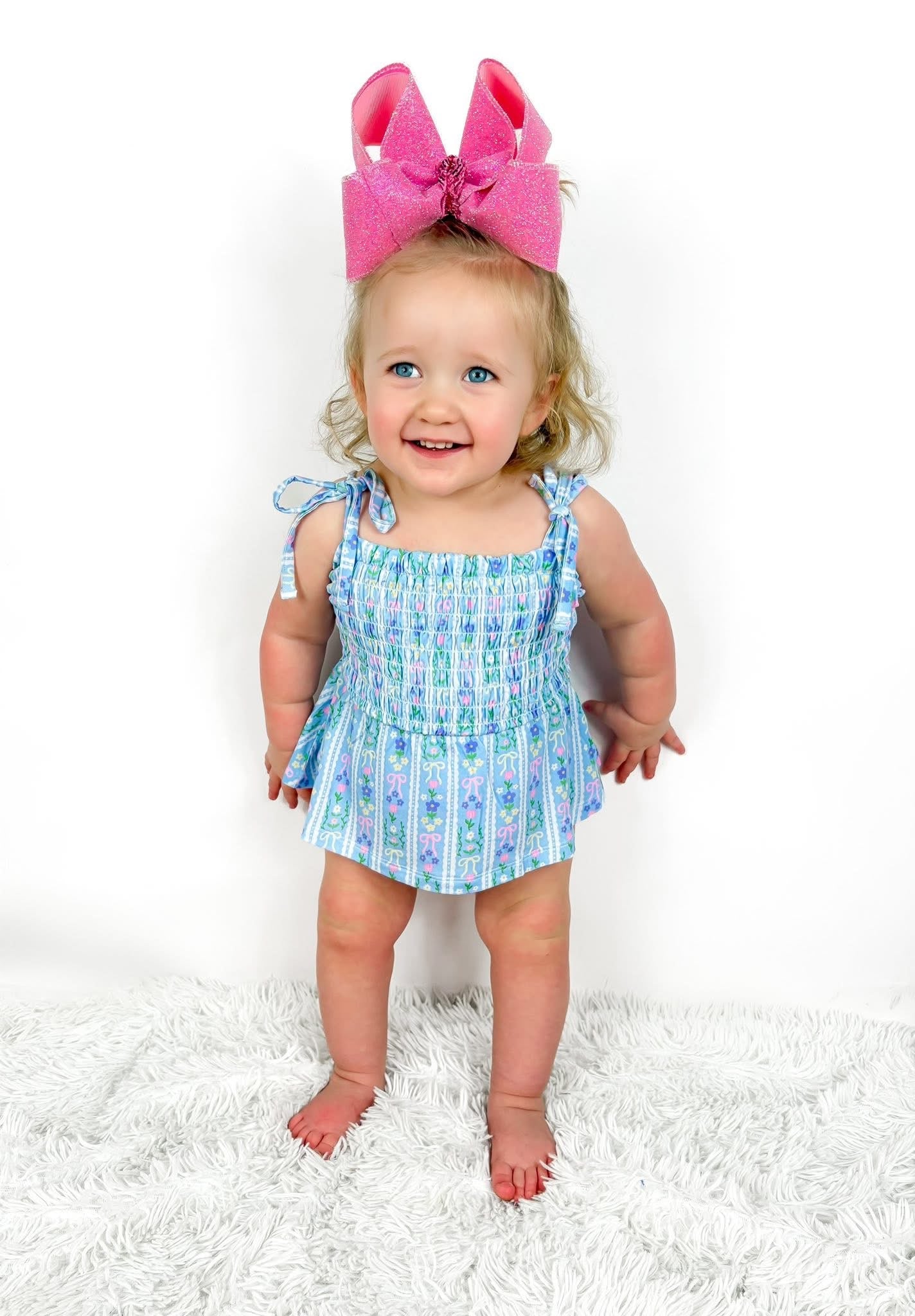 Eloise Smocked Twirl Romper