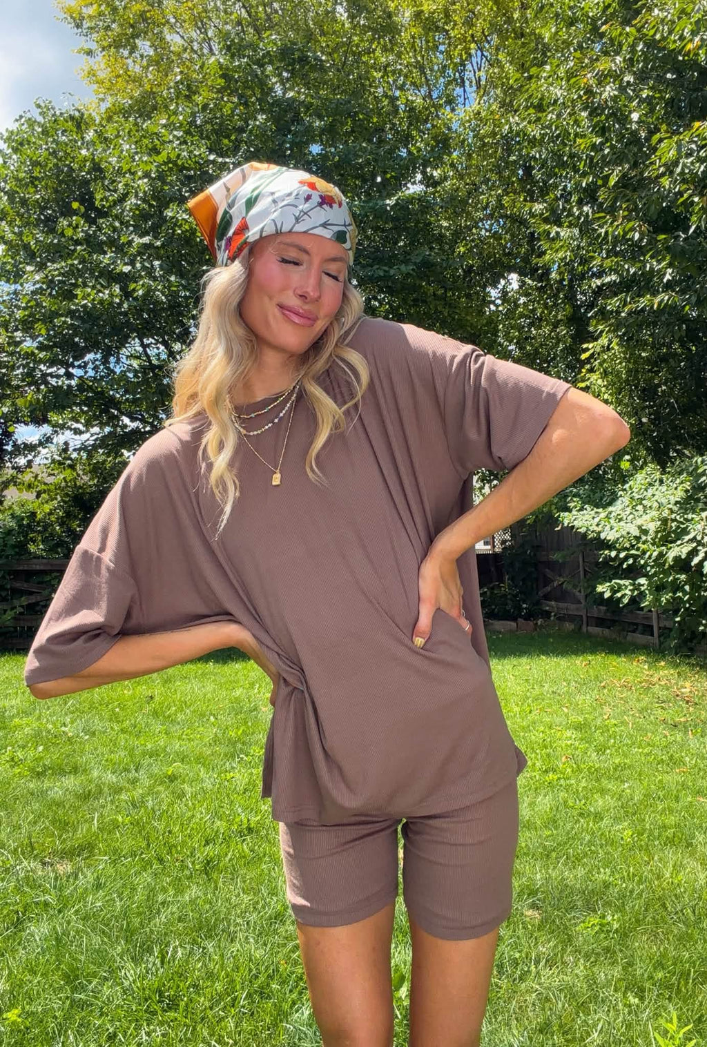Fudge Brownie Womens Biker Set