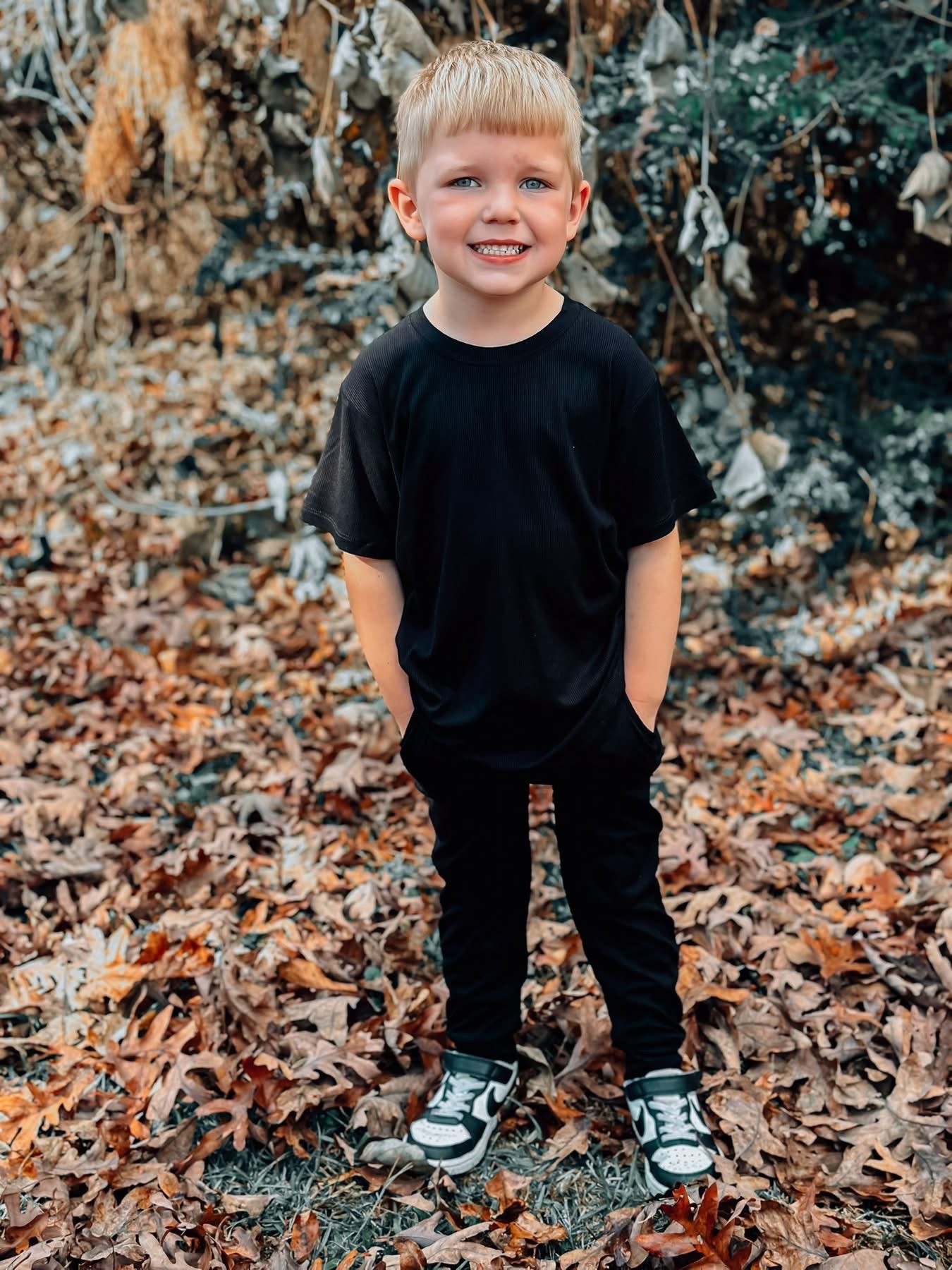 Onyx Ribbed Oversized Tee