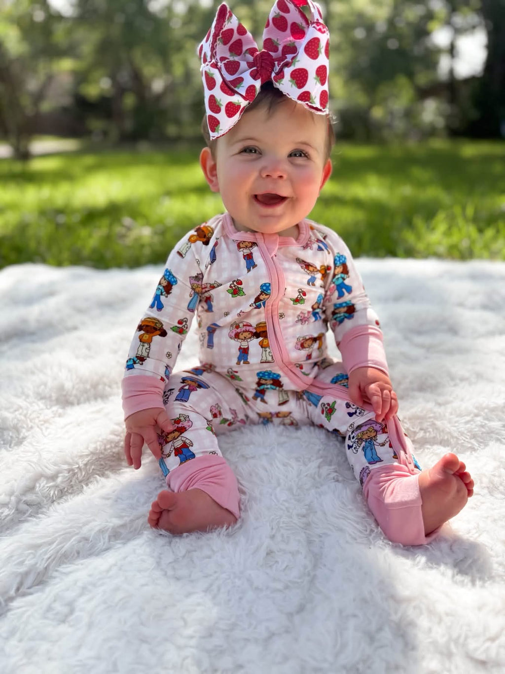 Berry Best Friends Double Zippy Romper