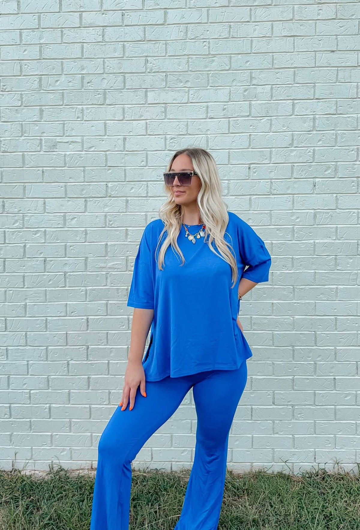 Classic Cobalt Womens Pant Set