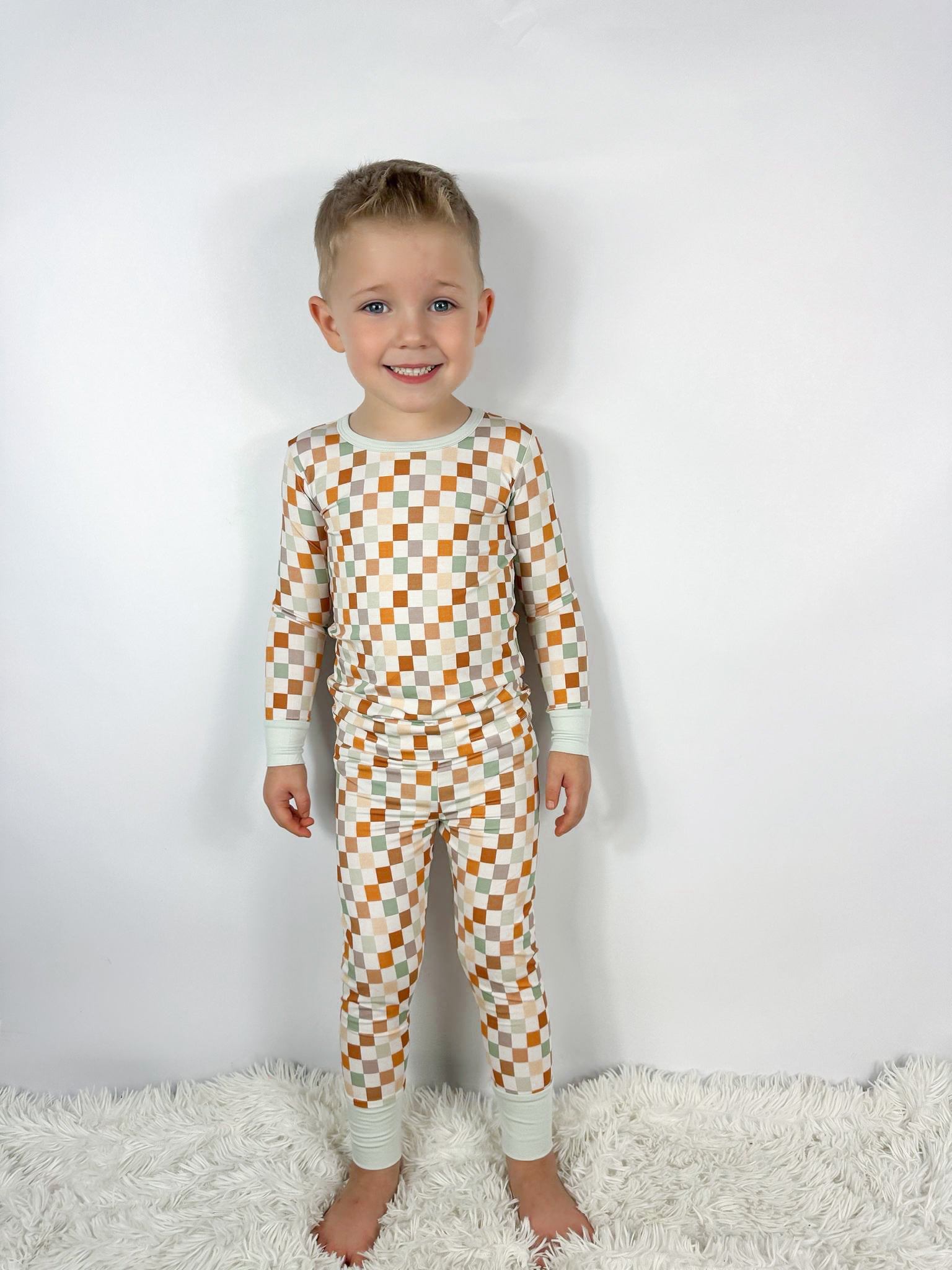 Harvest Checks Two Piece Set