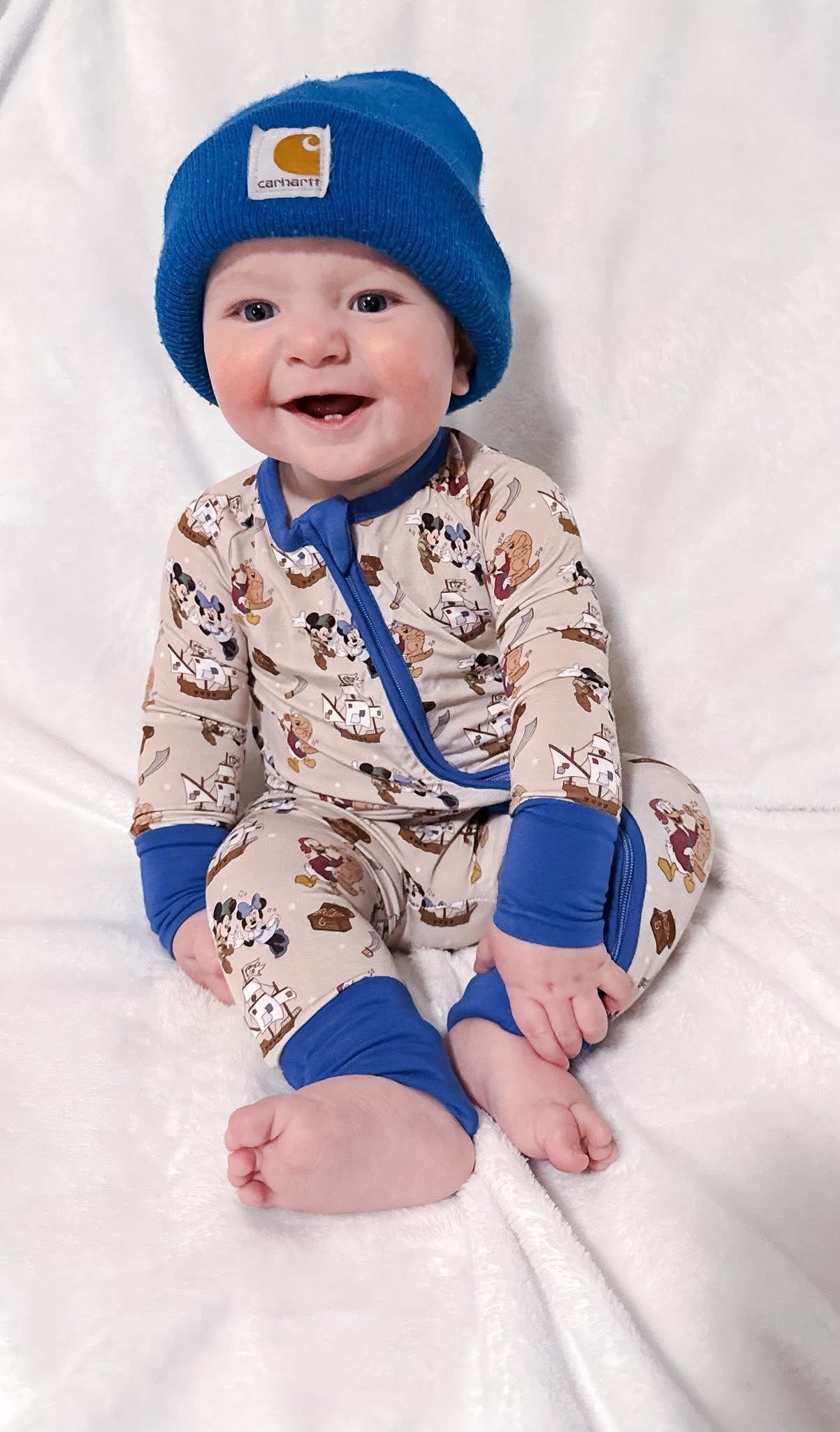 Pirate Pals Double Zippy Romper