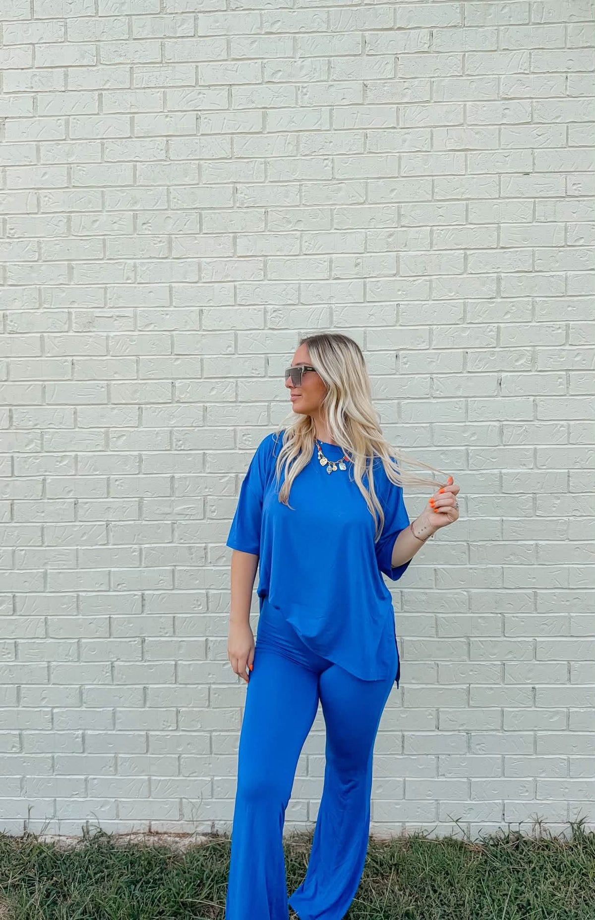 Classic Cobalt Womens Pant Set
