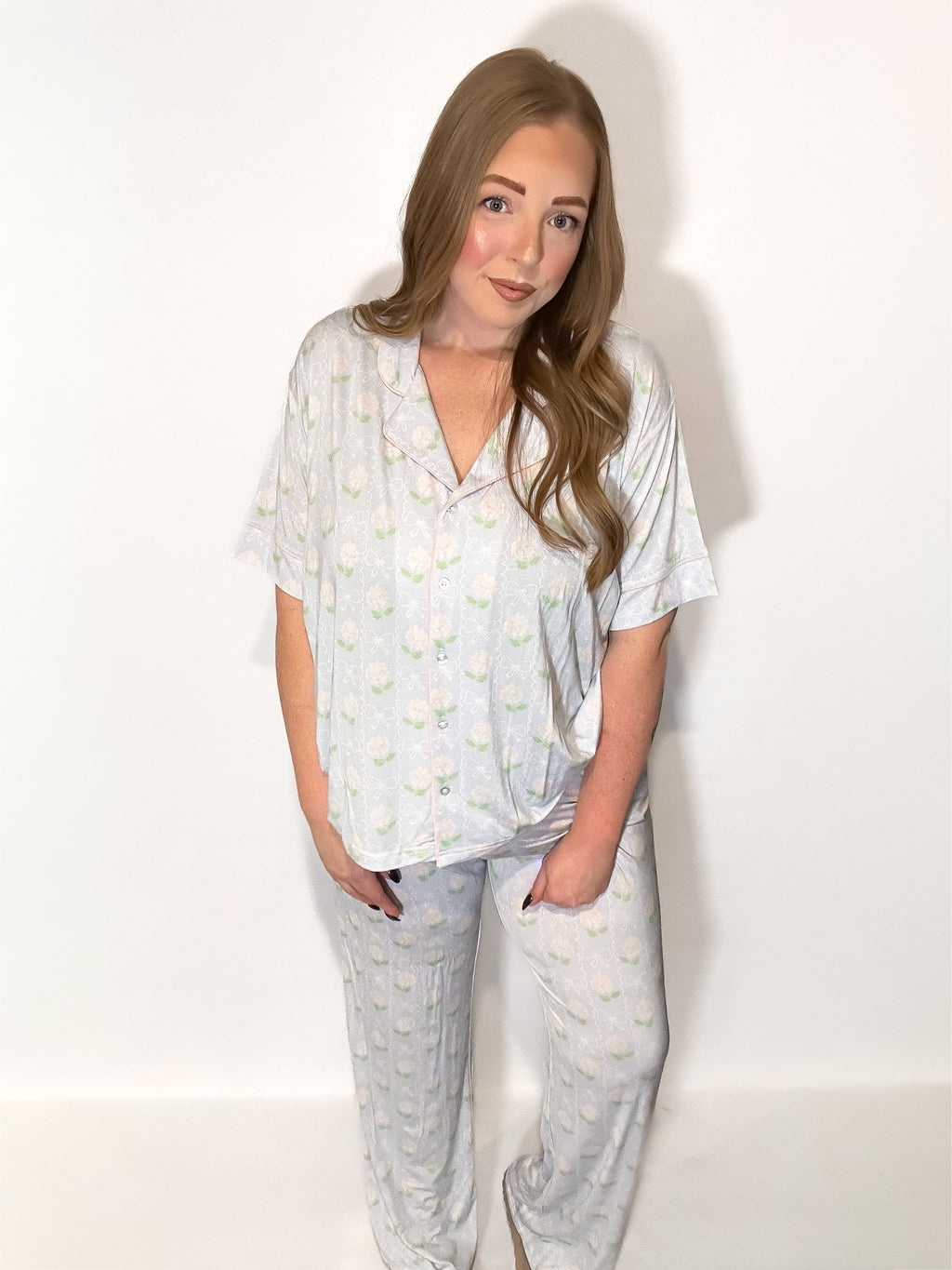 Pastel Petals Womens Pant Set