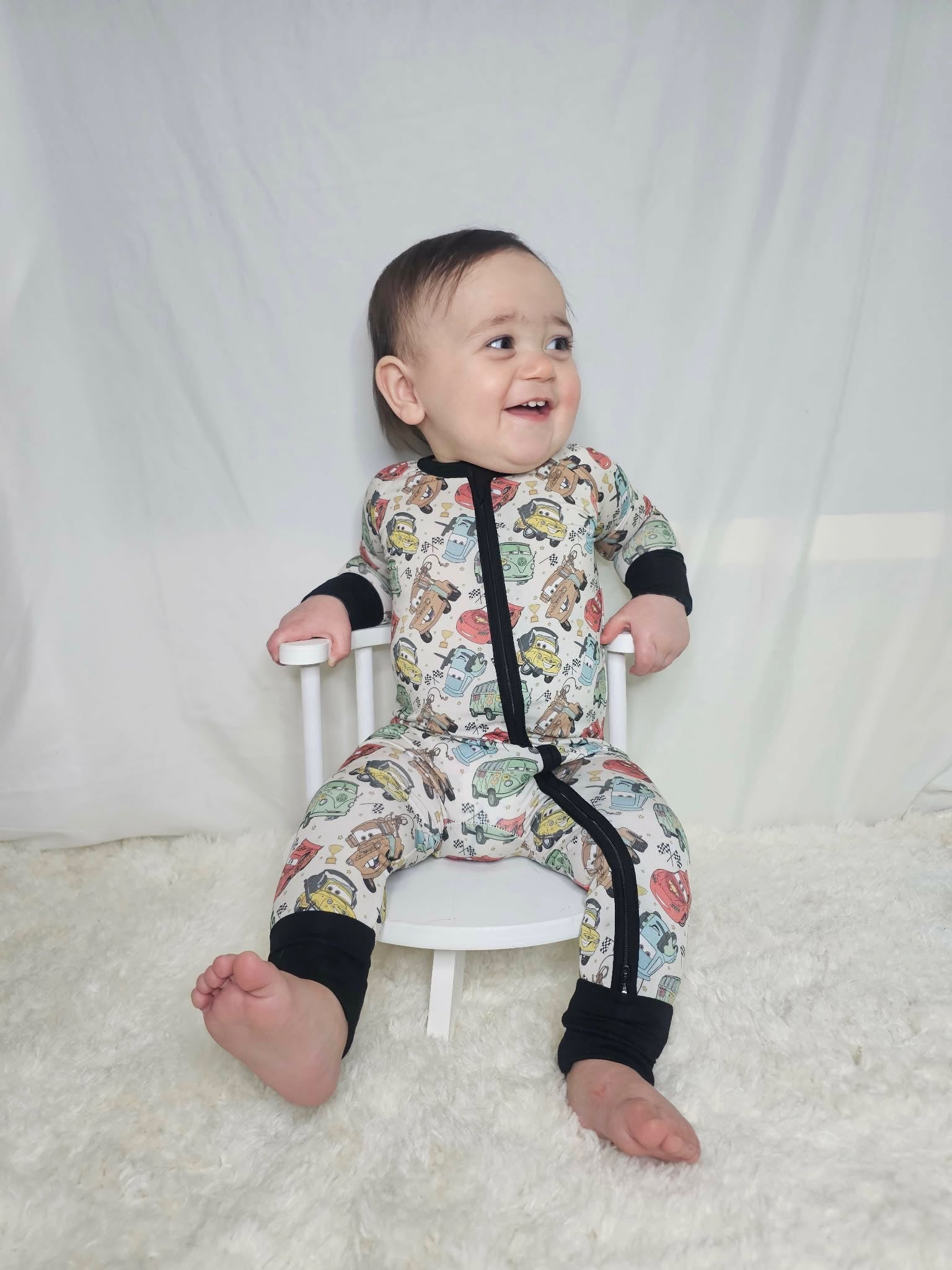 Highway Pals Double Zippy Romper