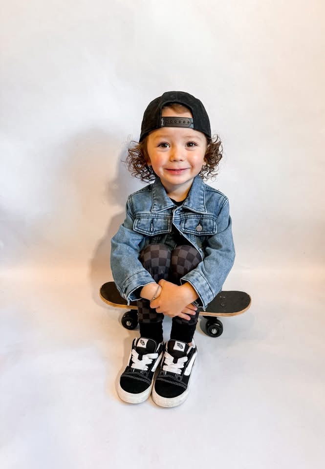 Midnight Checks Two Piece Set