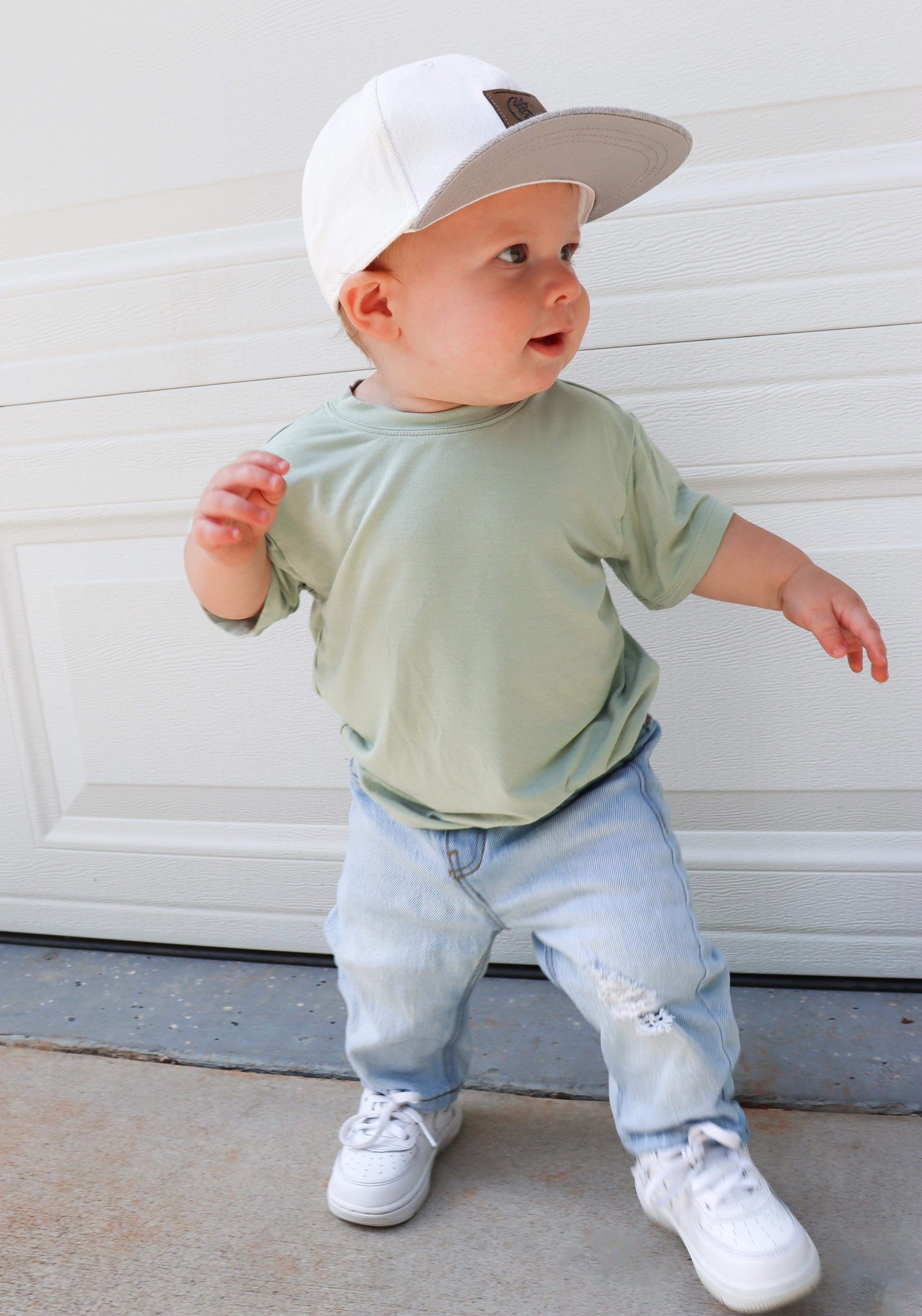 SAGE/BEIGE BAMBOO TEES