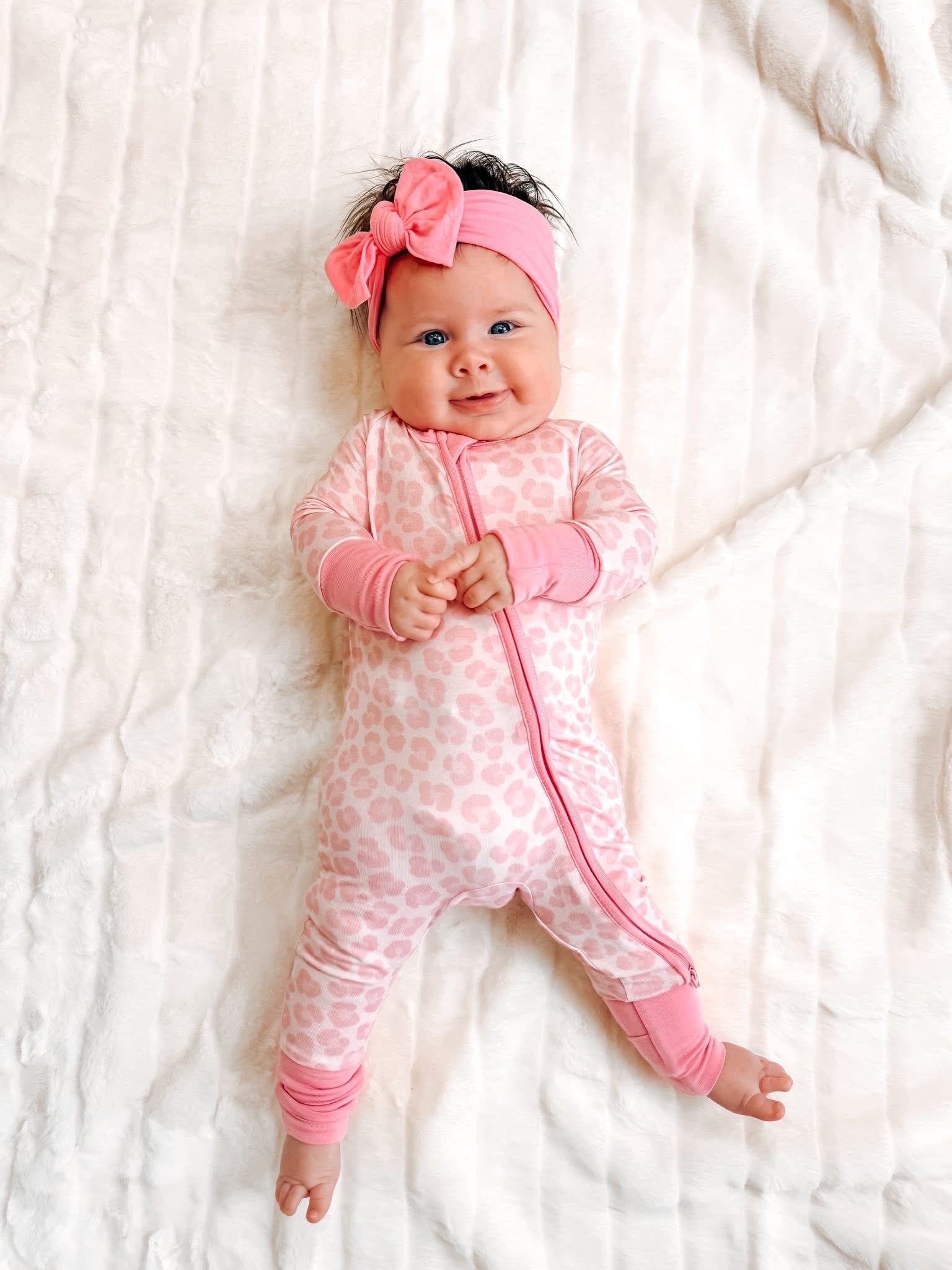 Pretty in Pink Double Zippy Romper