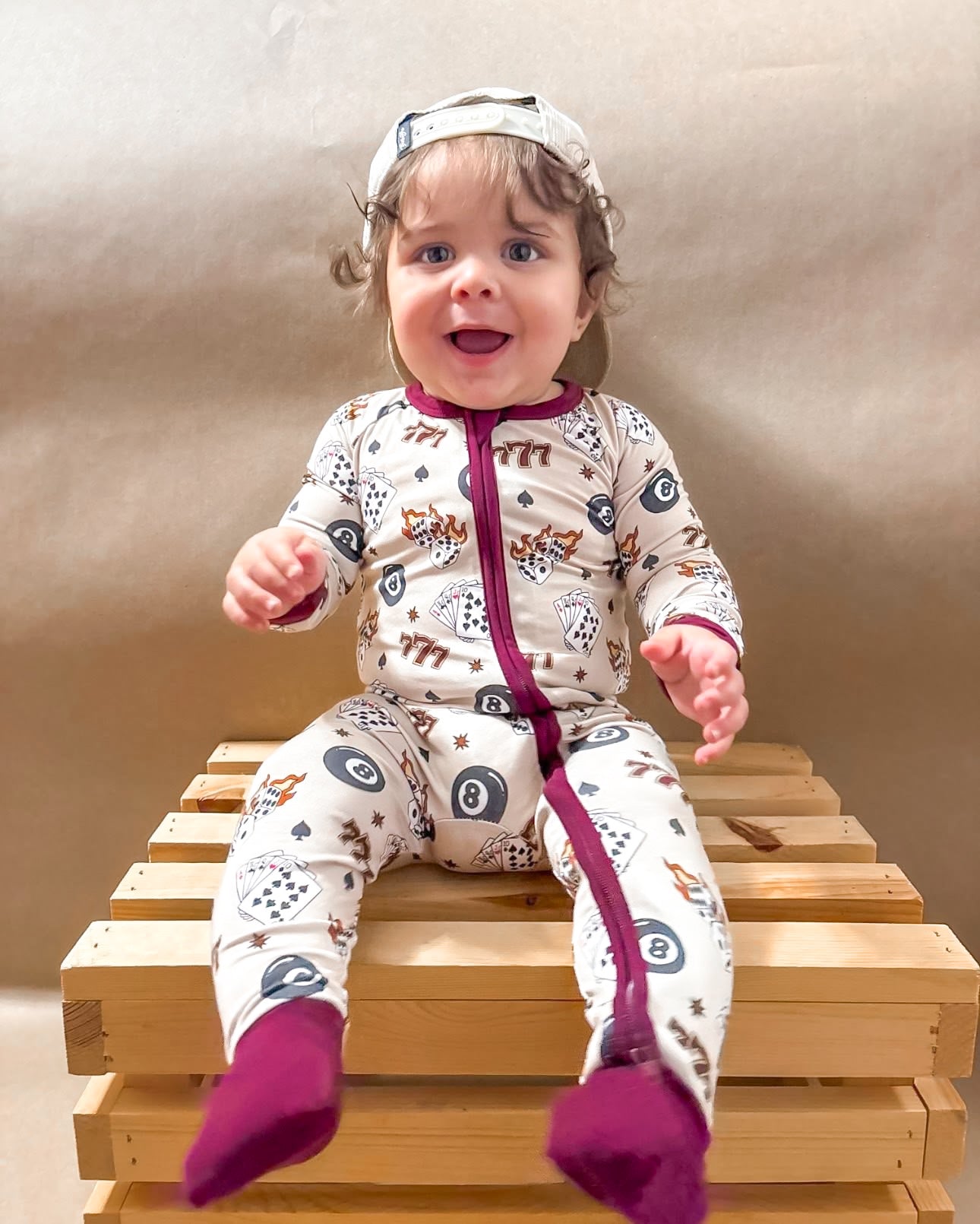 Casino Double Zippy Romper