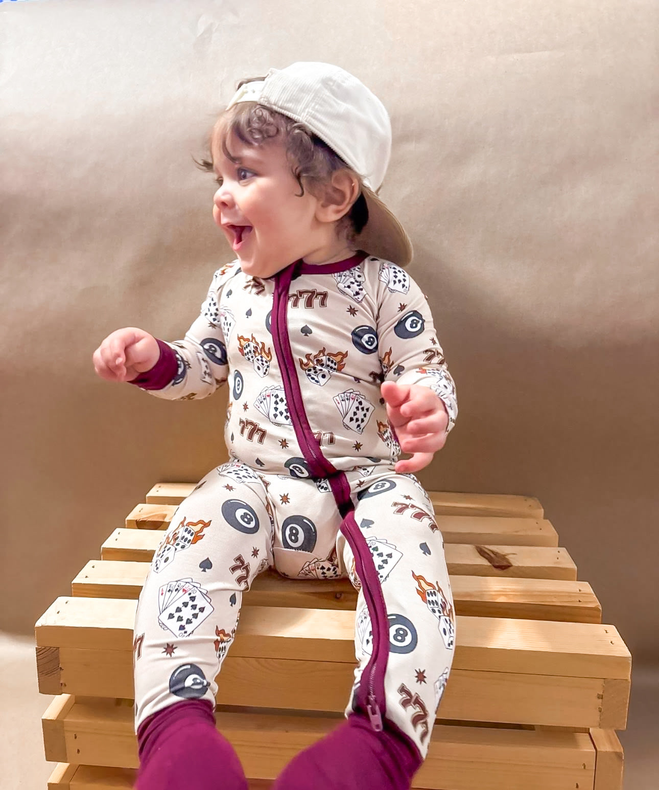 Casino Double Zippy Romper