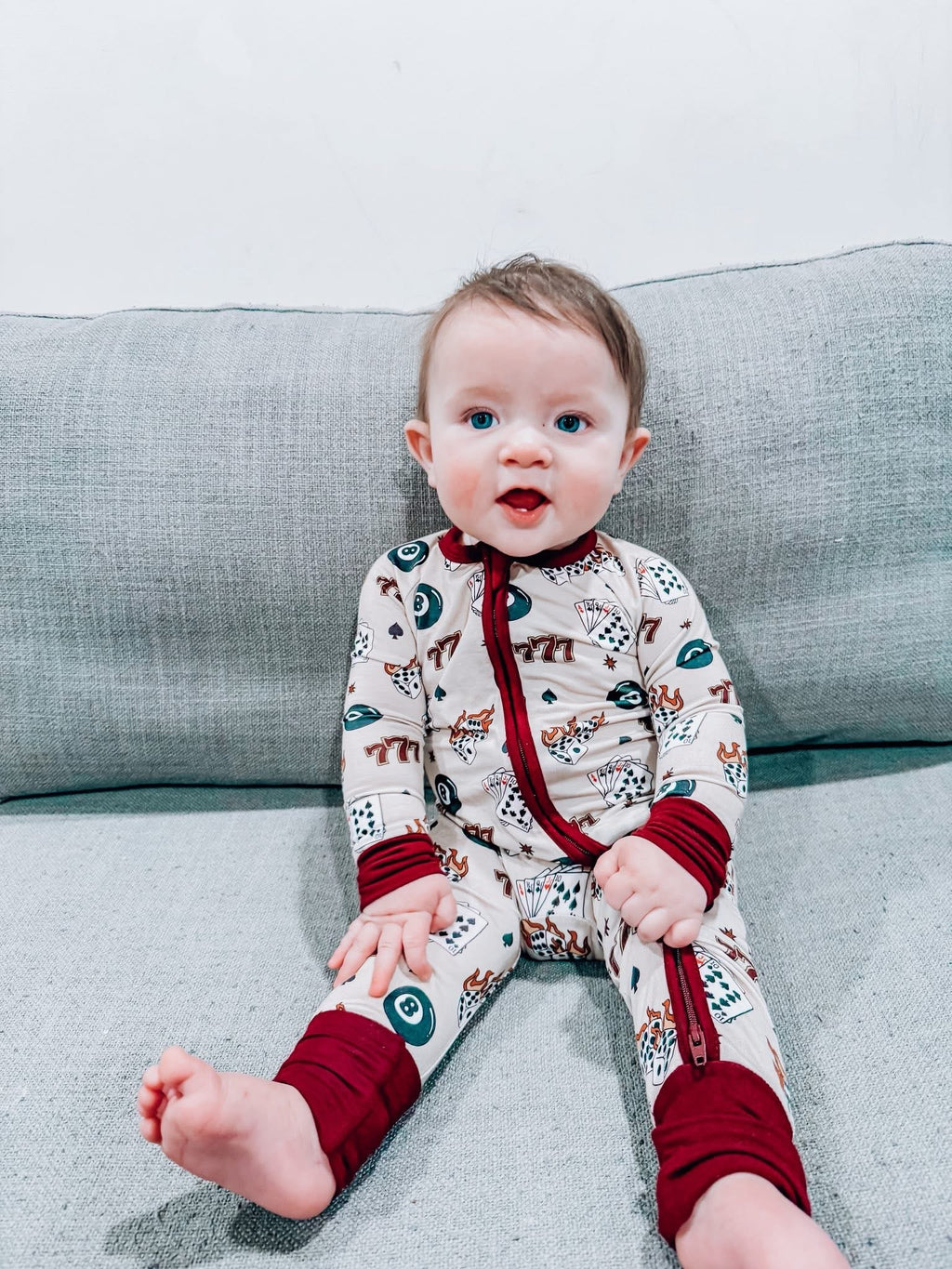 Casino Double Zippy Romper