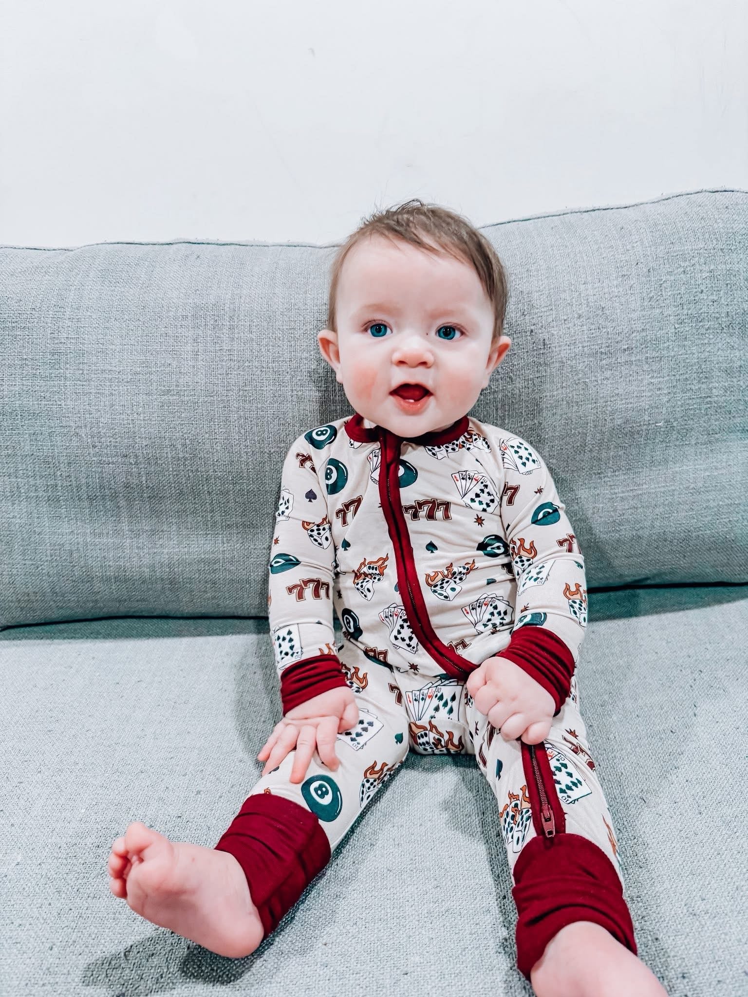 Casino Double Zippy Romper