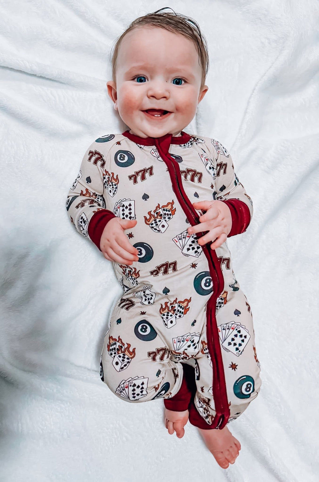 Casino Double Zippy Romper