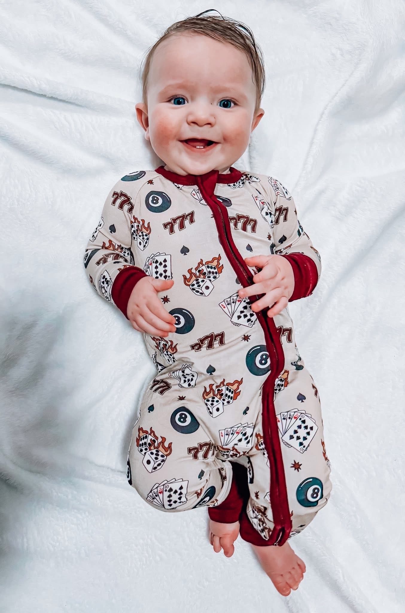 Casino Double Zippy Romper