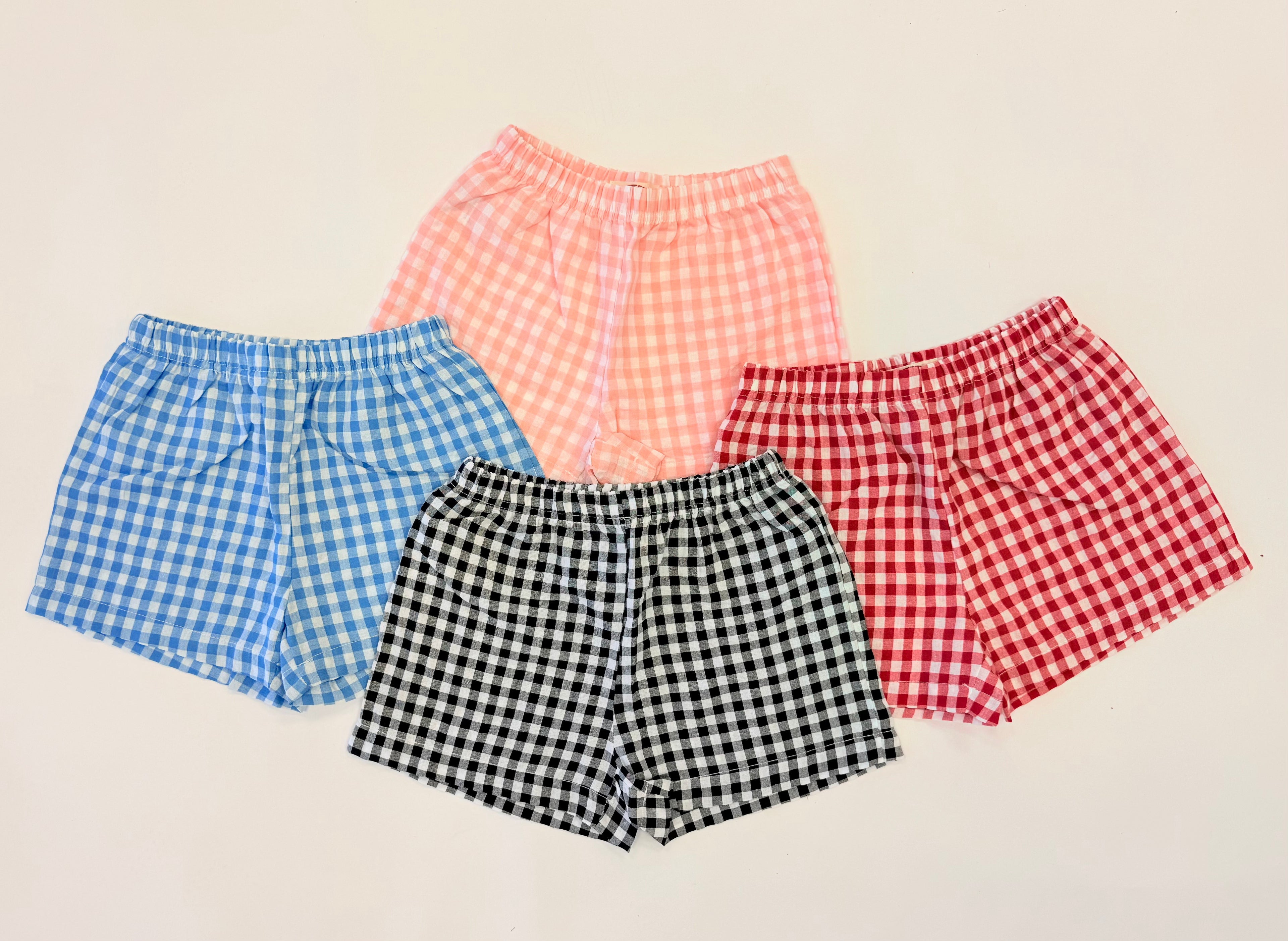 Gingham Play Shorts