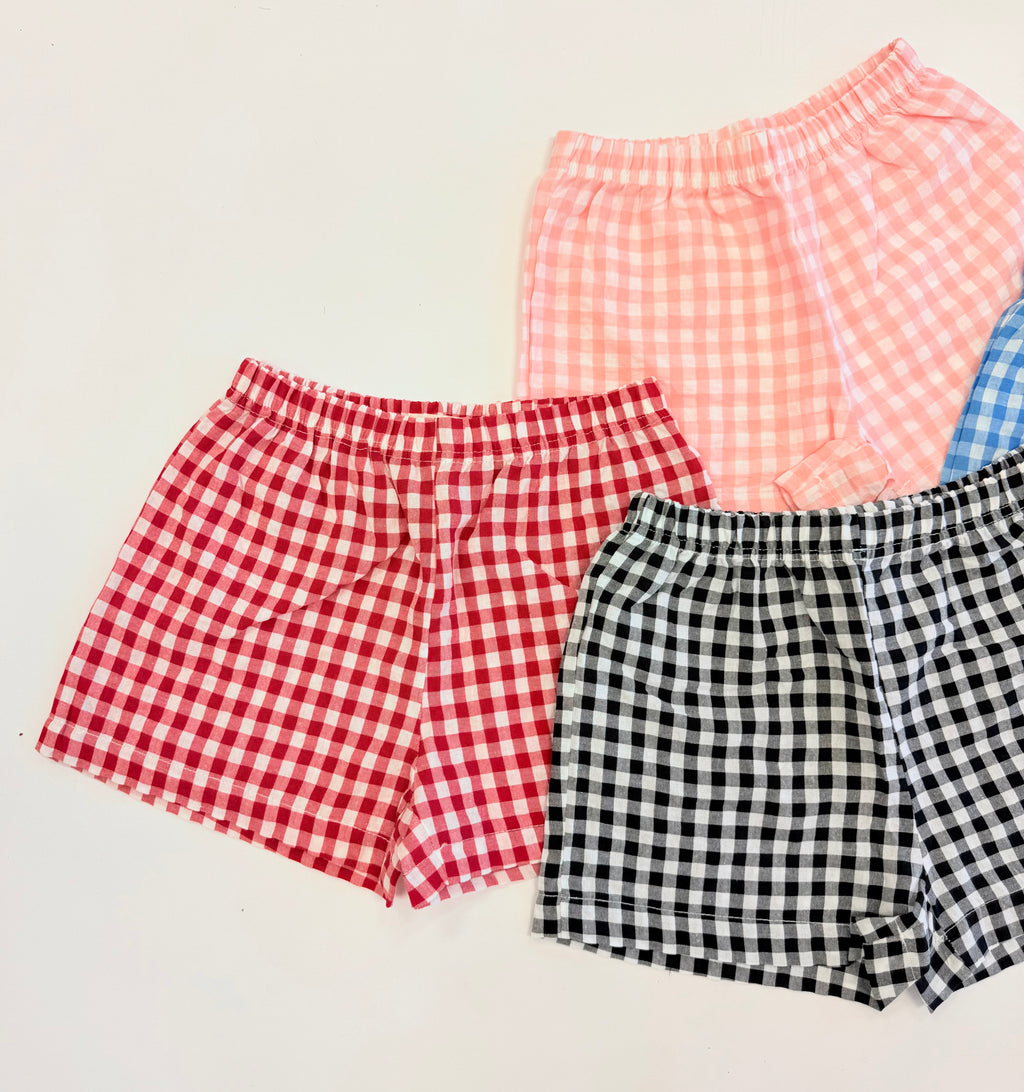 Gingham Play Shorts