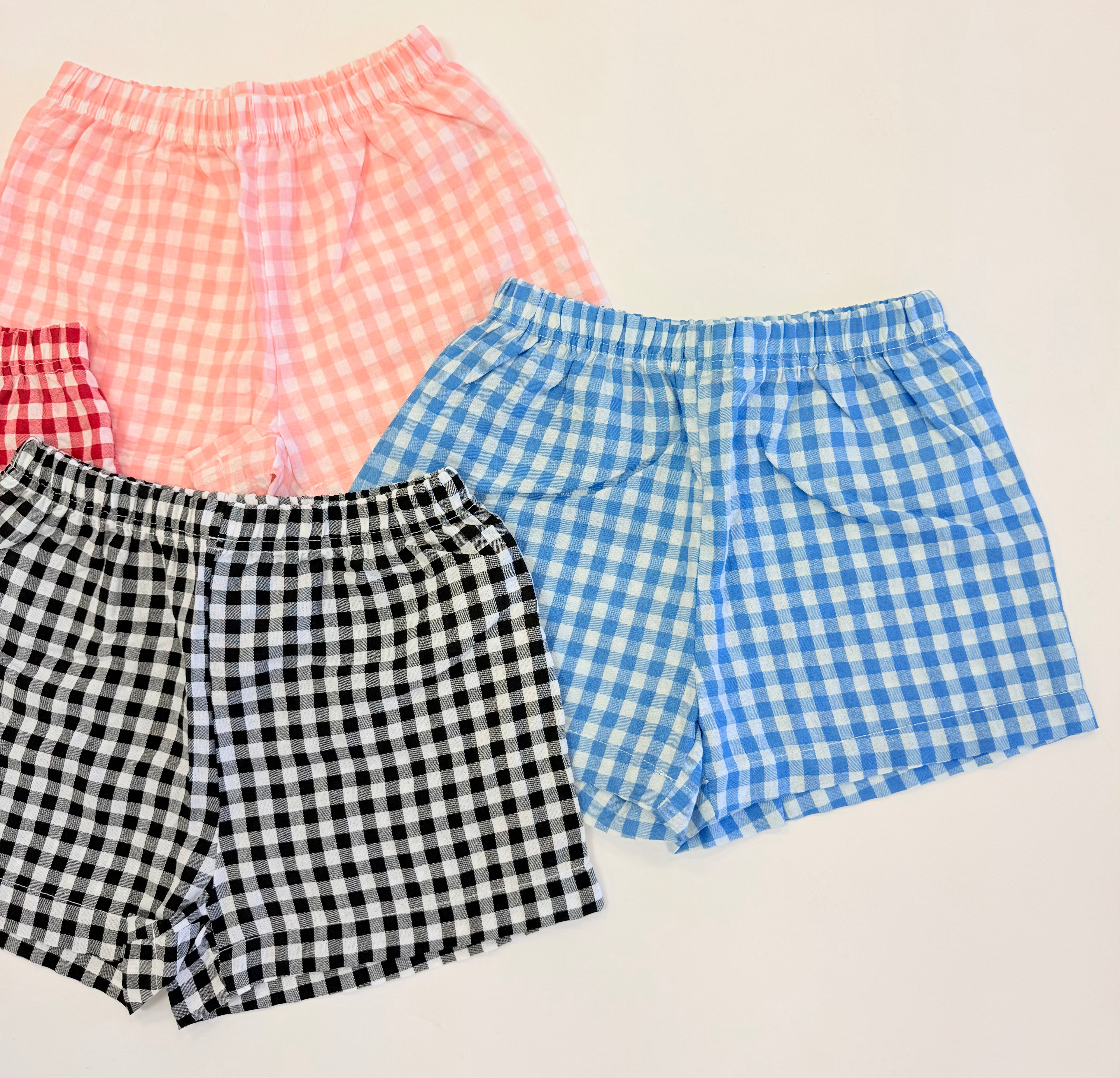 Gingham Play Shorts