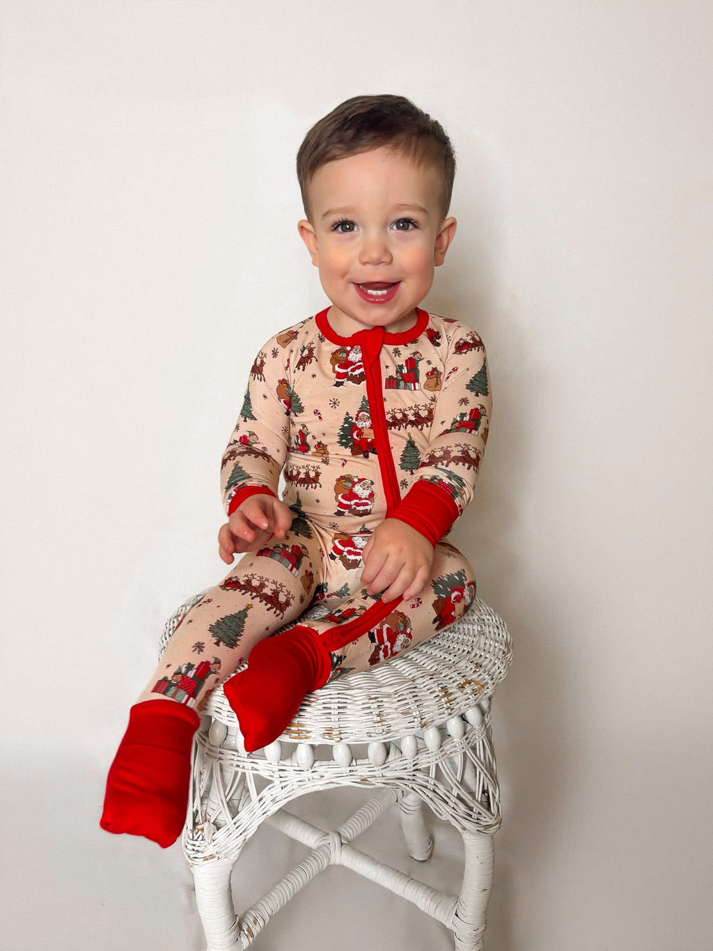 Bronx&Co. Northpole Double Zippy Romper