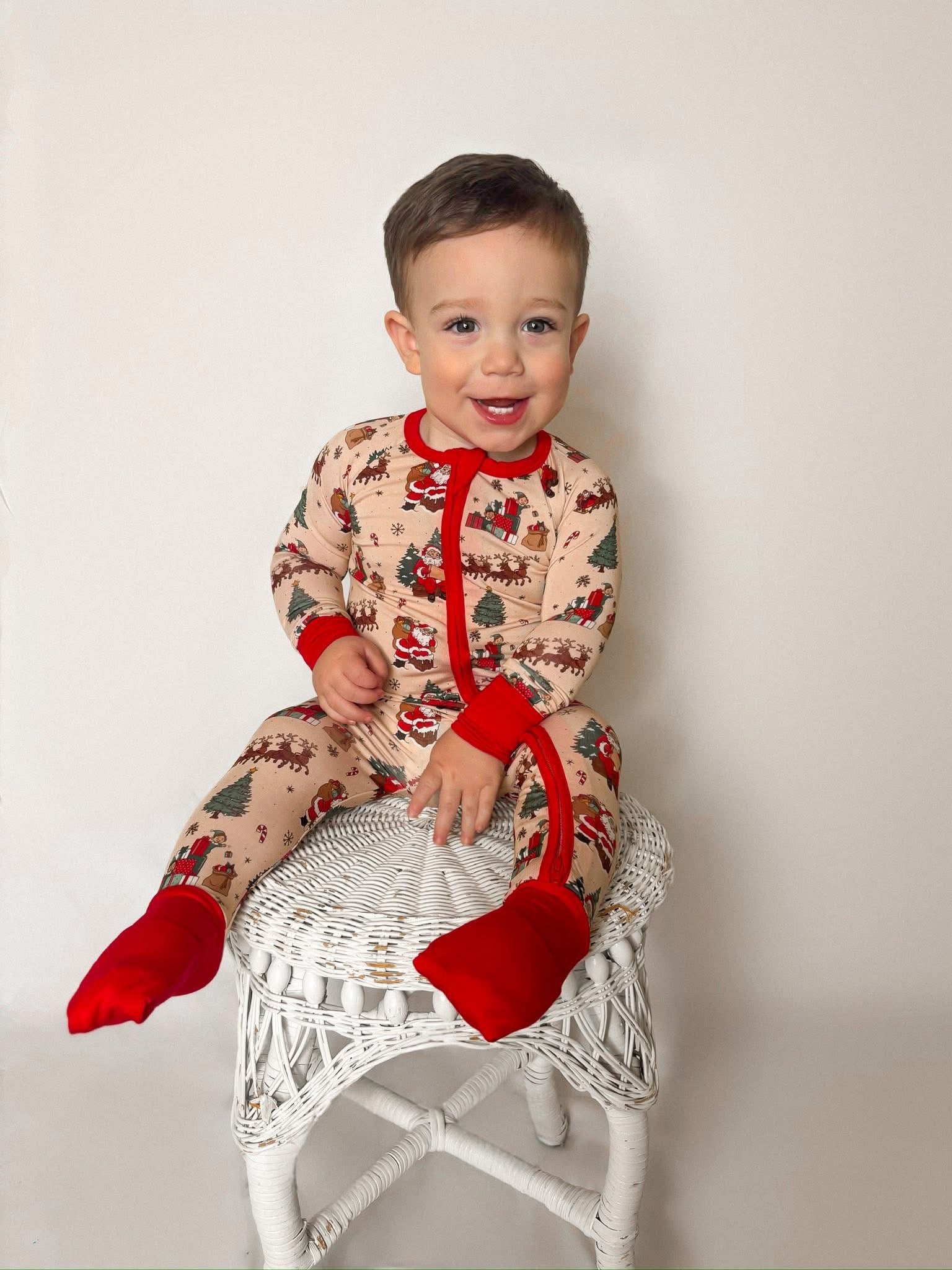Bronx&Co. Northpole Double Zippy Romper
