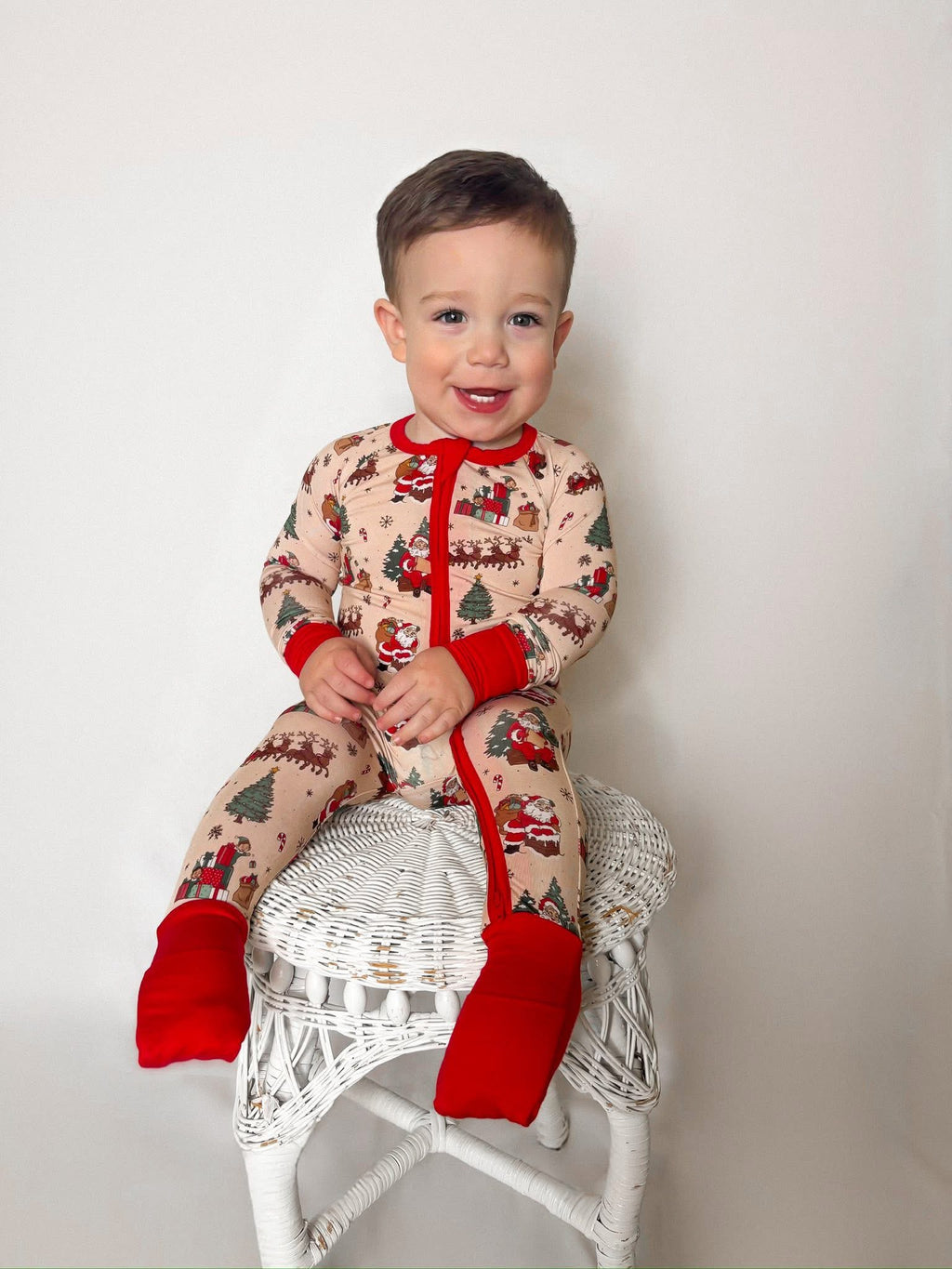 Bronx&Co. Northpole Double Zippy Romper
