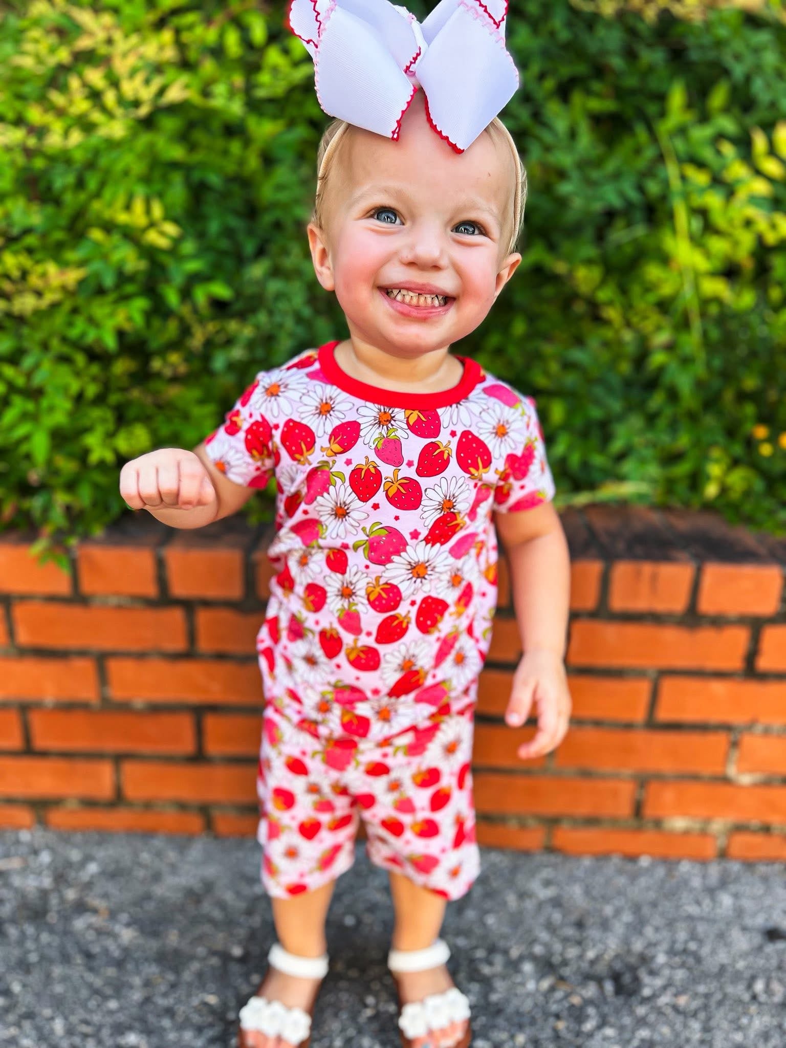 Strawberry Fields Two Piece Short Set