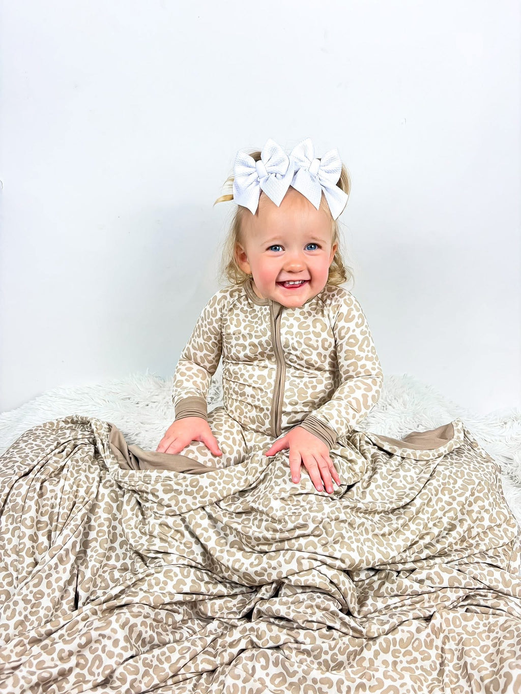 Oat Leopard Blanket
