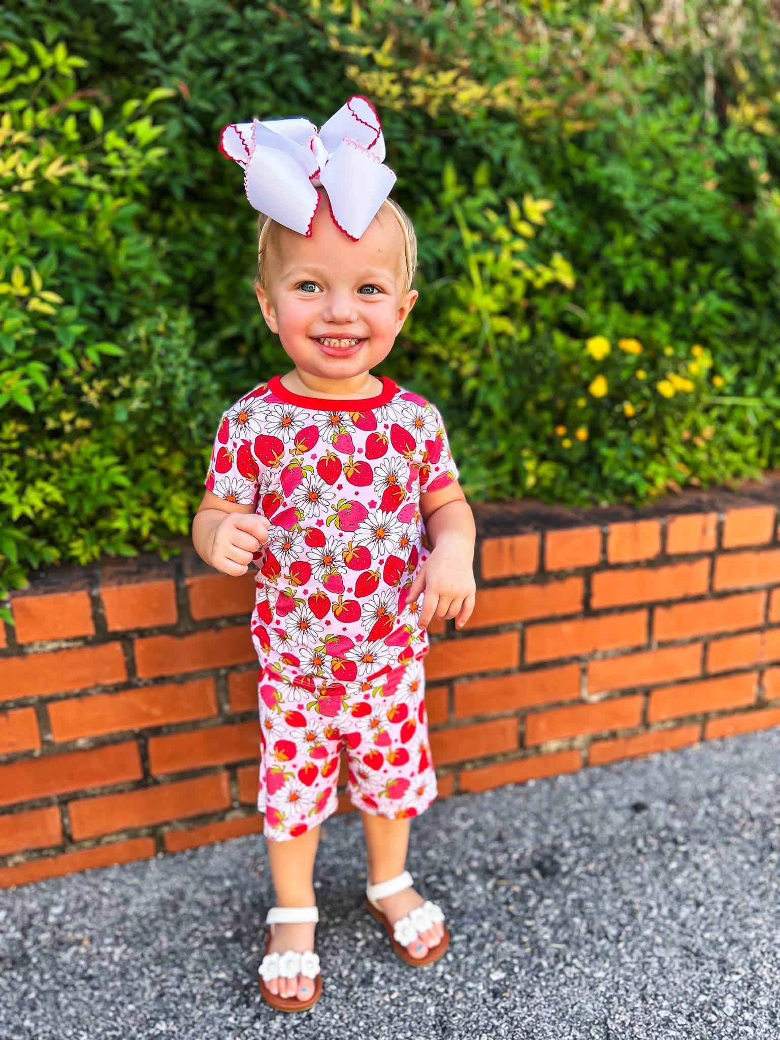 Strawberry Fields Two Piece Short Set