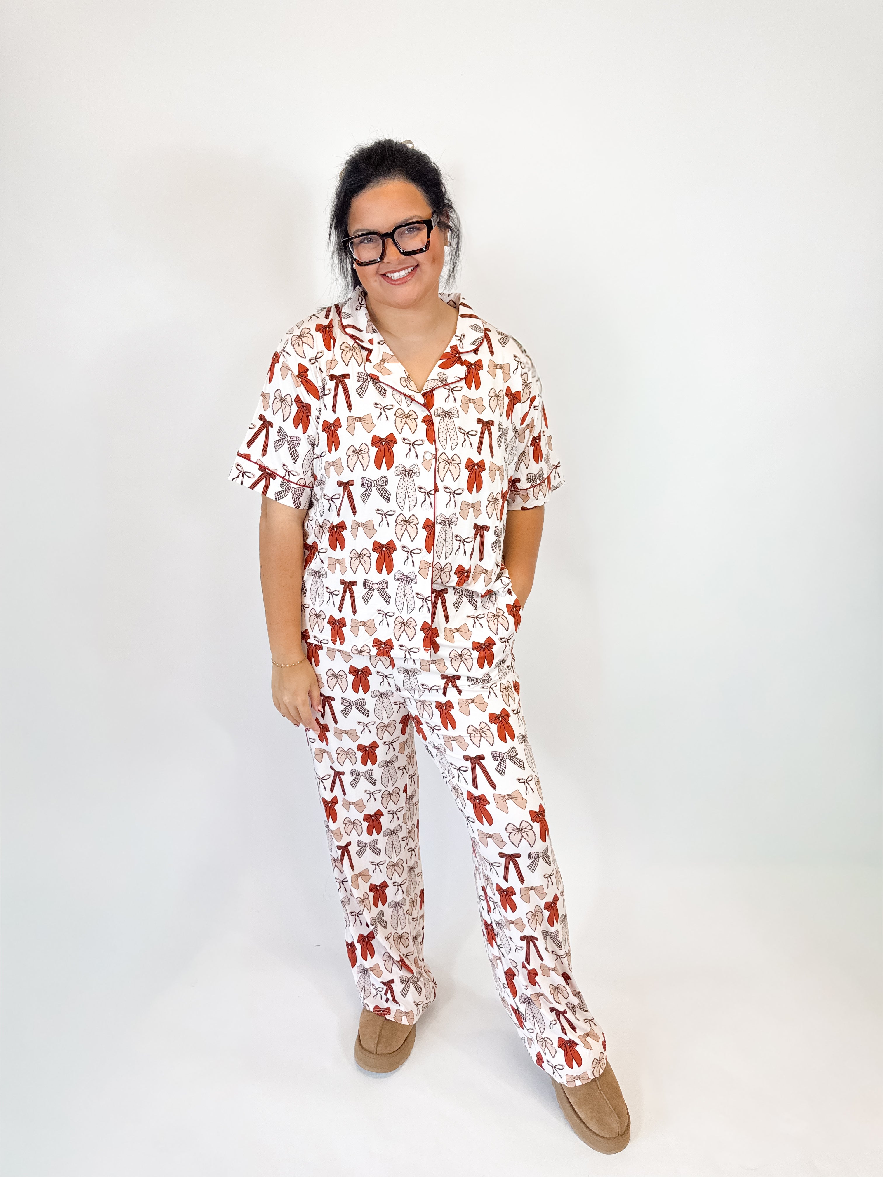 Harvest Bows Womens Pant Set