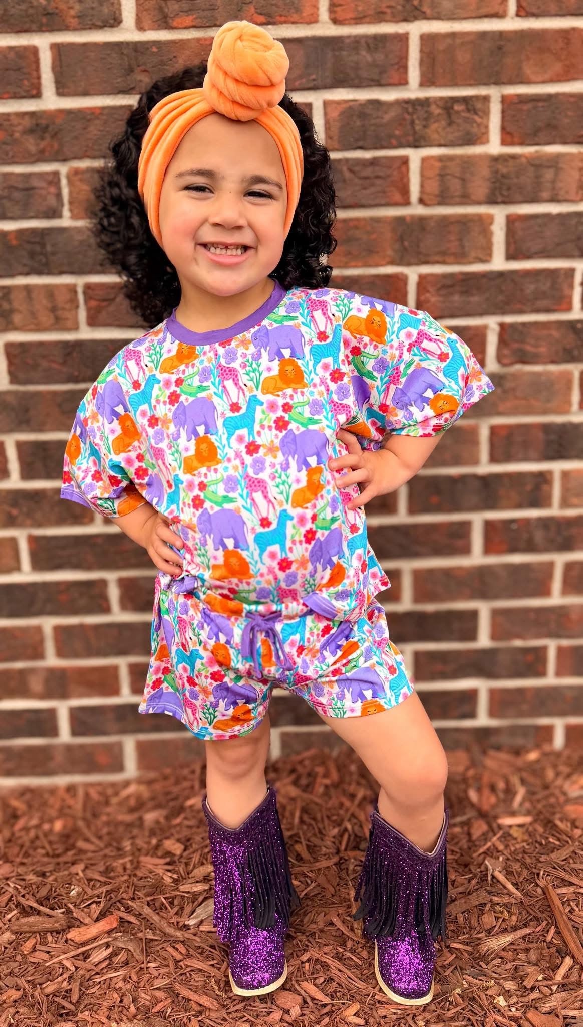 Safari Dreams Oversized Short Set