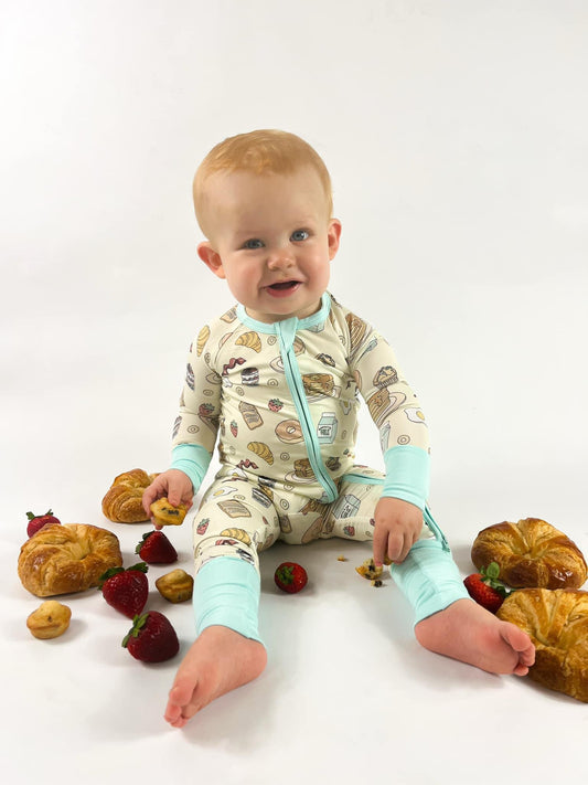 Breakfast Club Double Zippy Romper