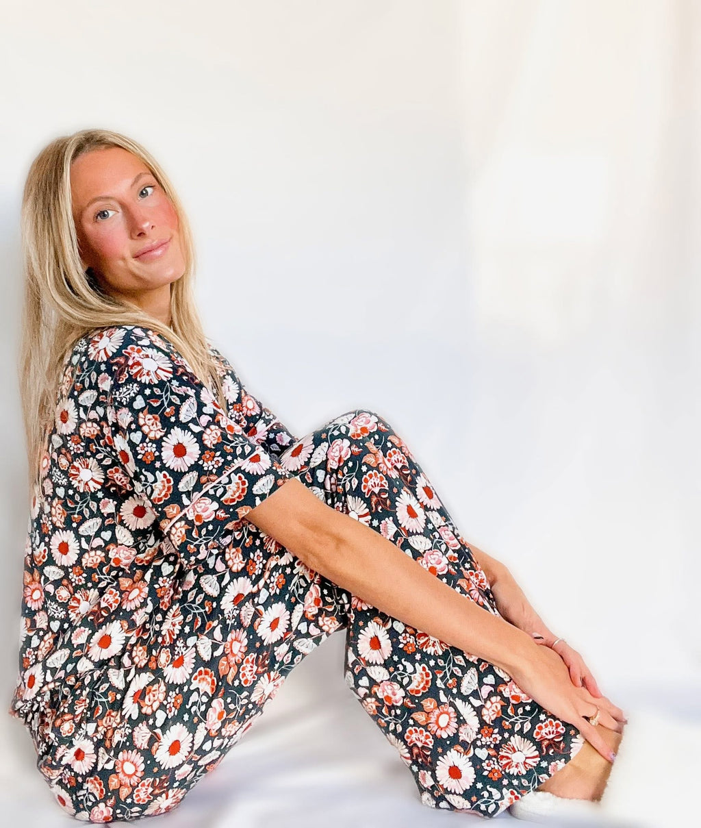 Emersyn Floral Womens Pant Set
