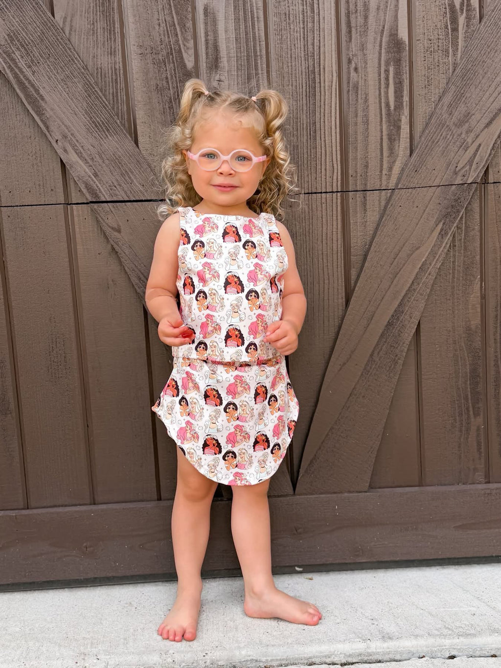 Magical Divas Girls Skort Set (Minor flaw)