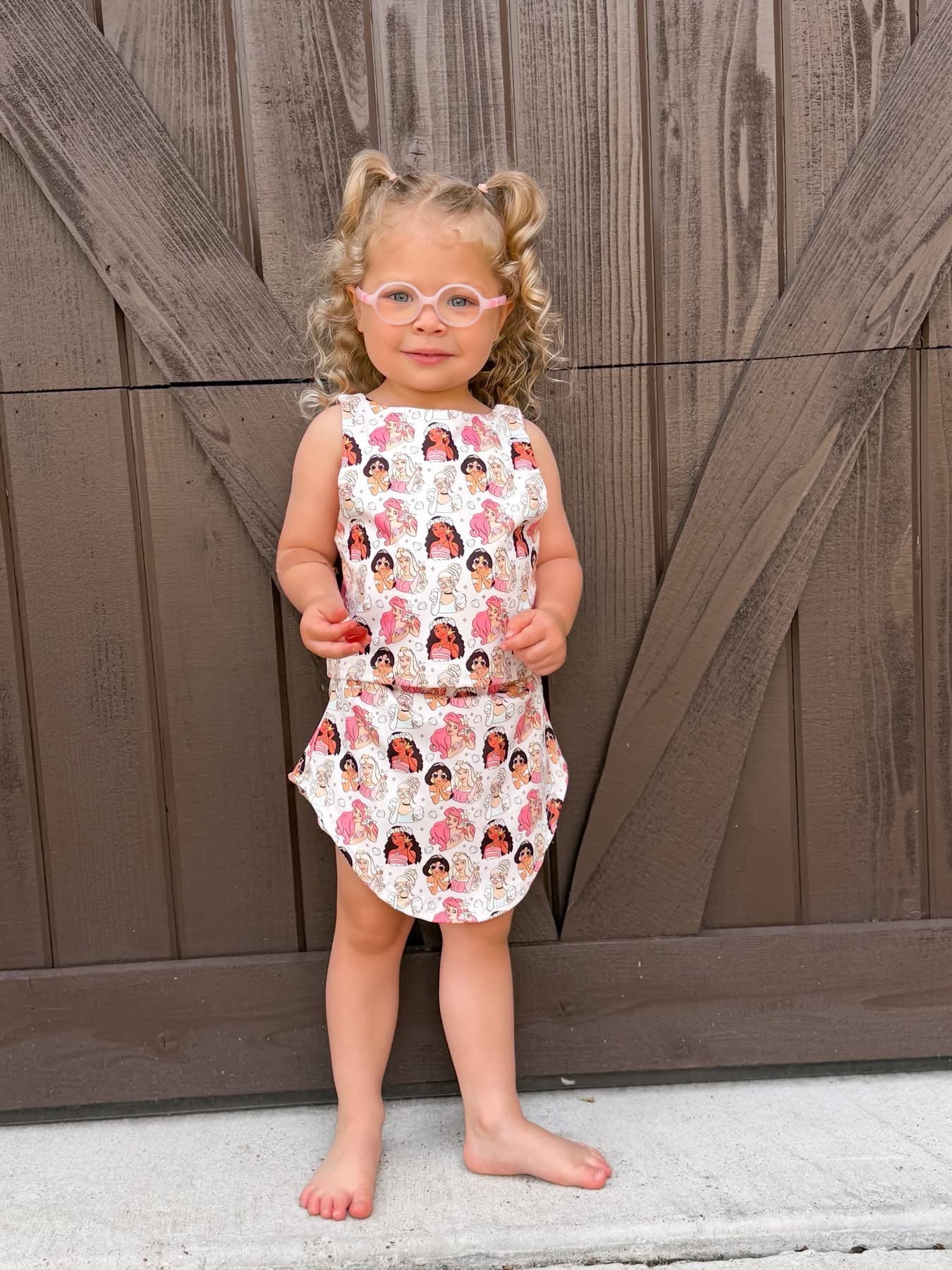 Magical Divas Girls Skort Set (Minor flaw)