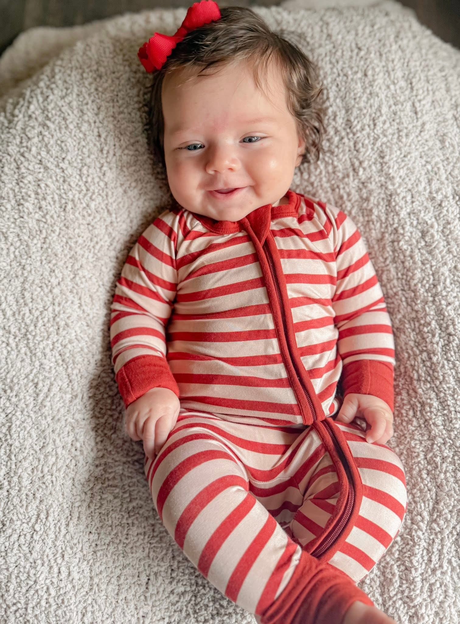 Cherry Cola Double Zippy Romper